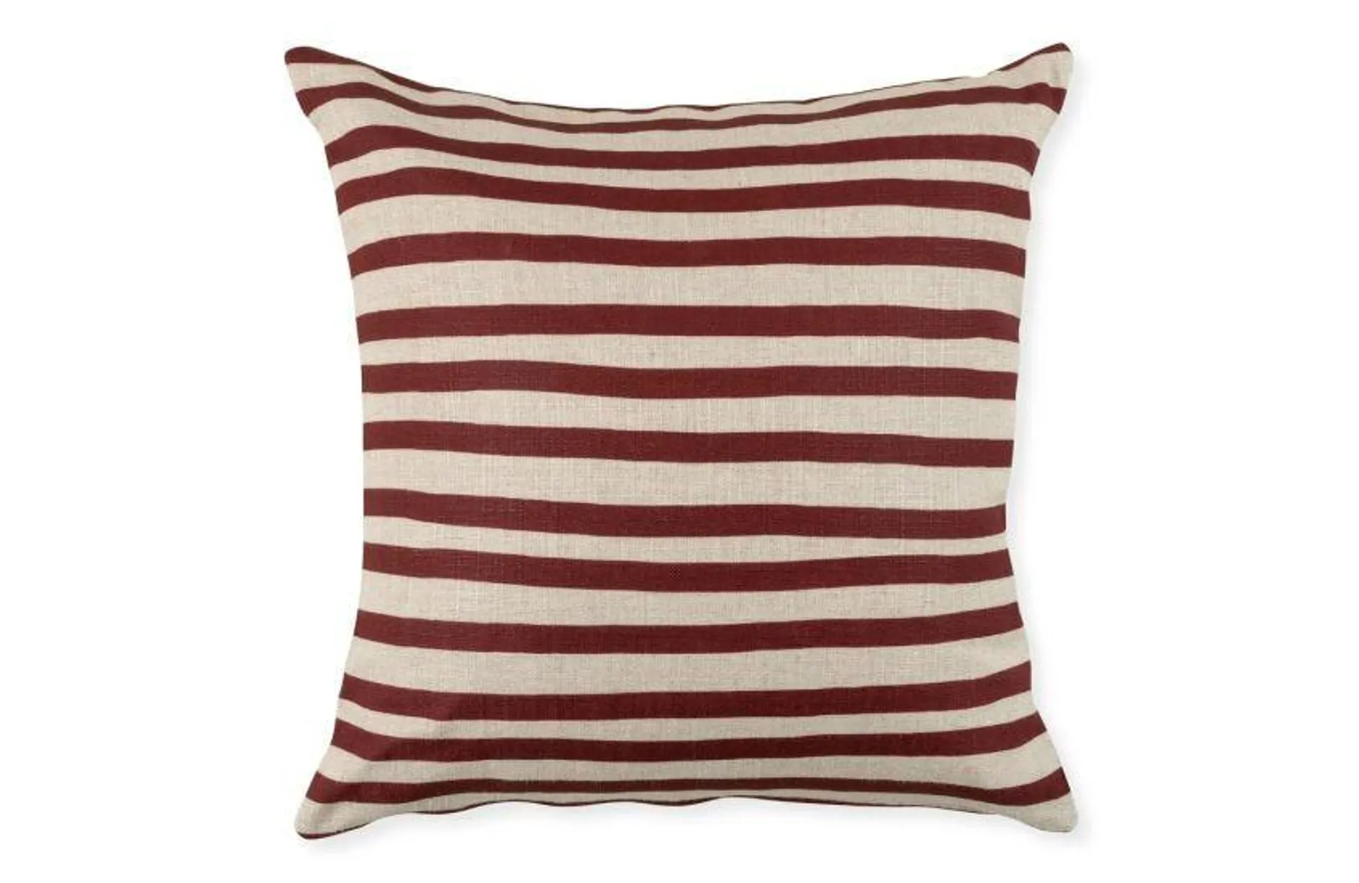 Candy Stripe cushion Berry 45 x 45cm