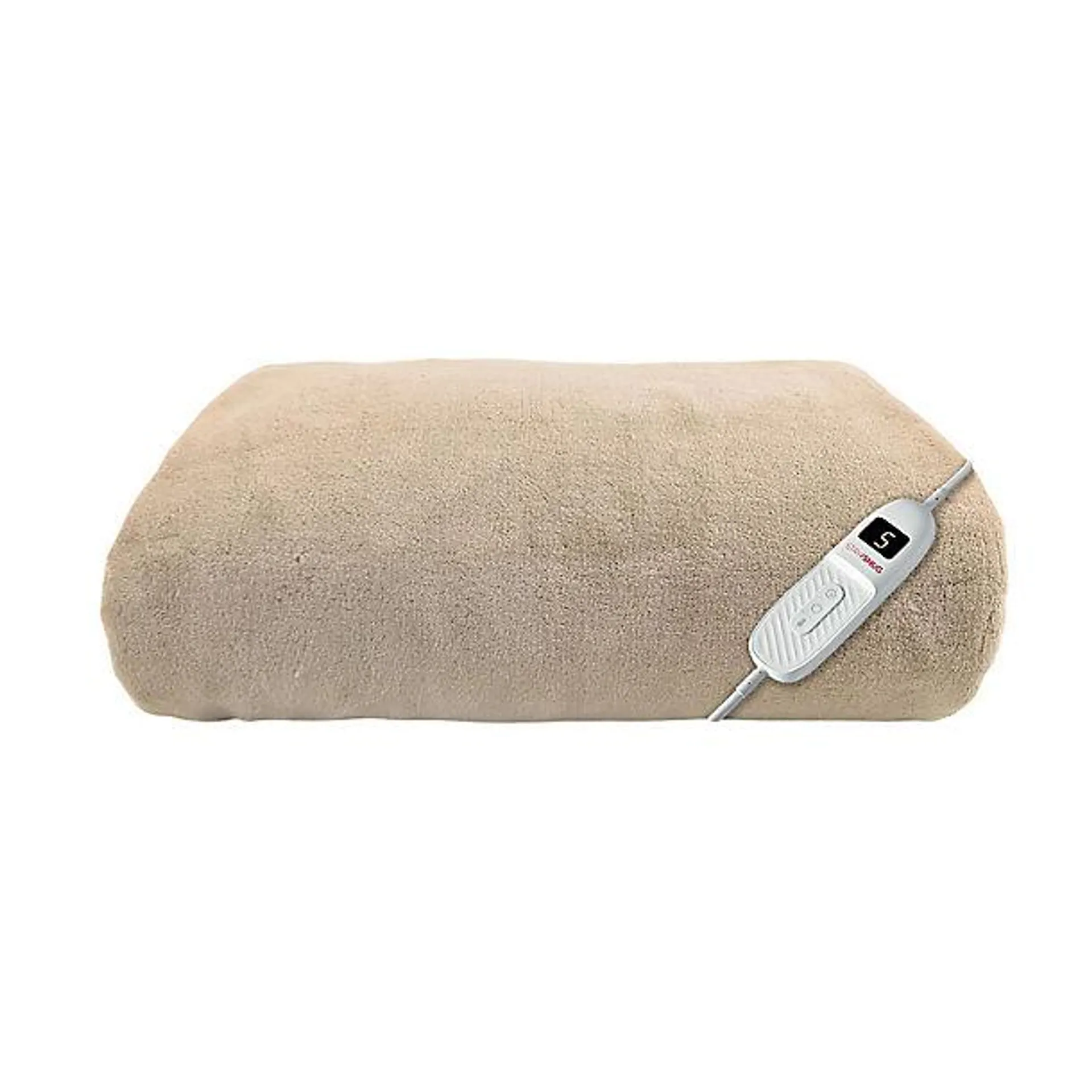 StaySnug Velvety Taupe Heated Throw