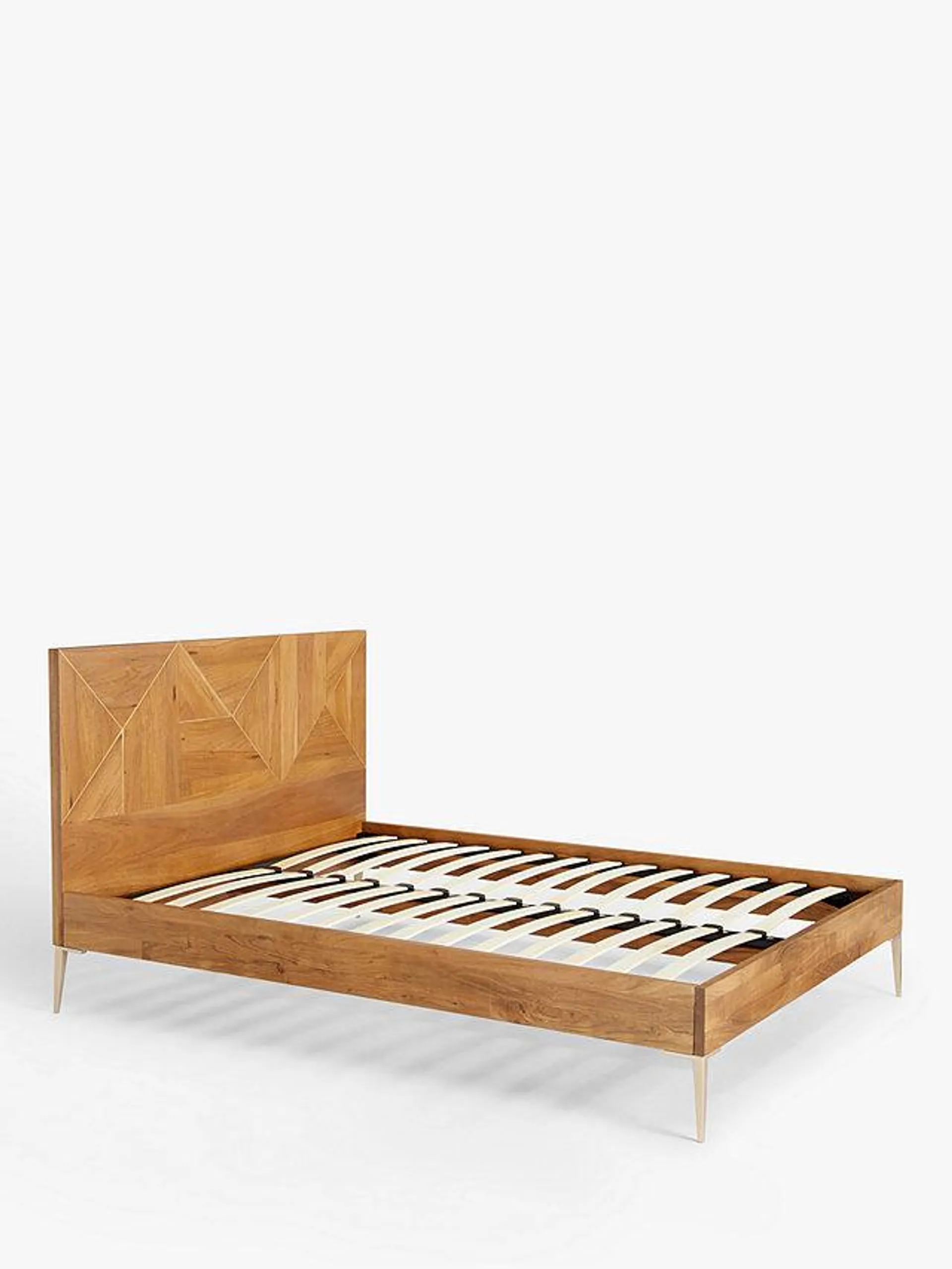 John Lewis + Swoon Mendel Bed Frame, King Size, Light Brown