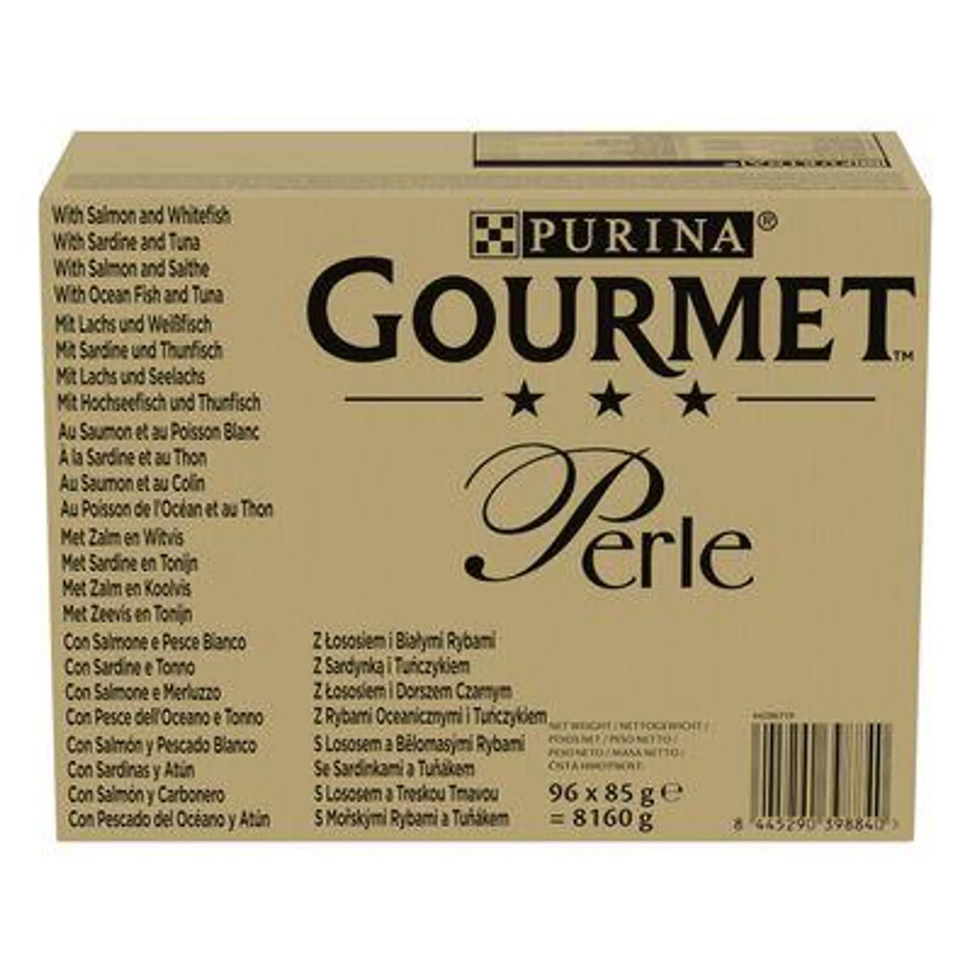 192 x 85g Gourmet Perle Mixed Mega Pack Wet Cat Food - 10% Off! *