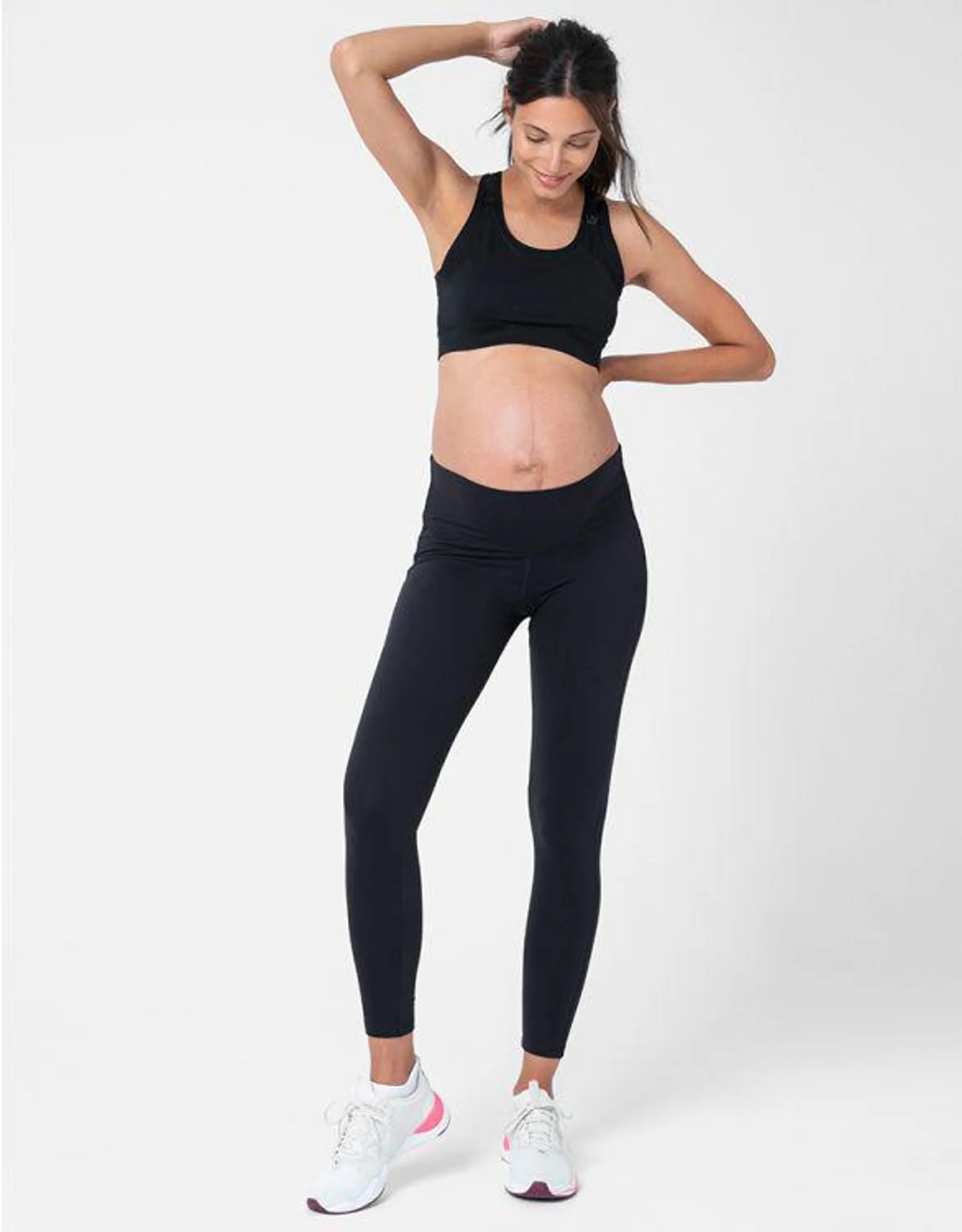 Black Bump to Postnatal Active Leggings