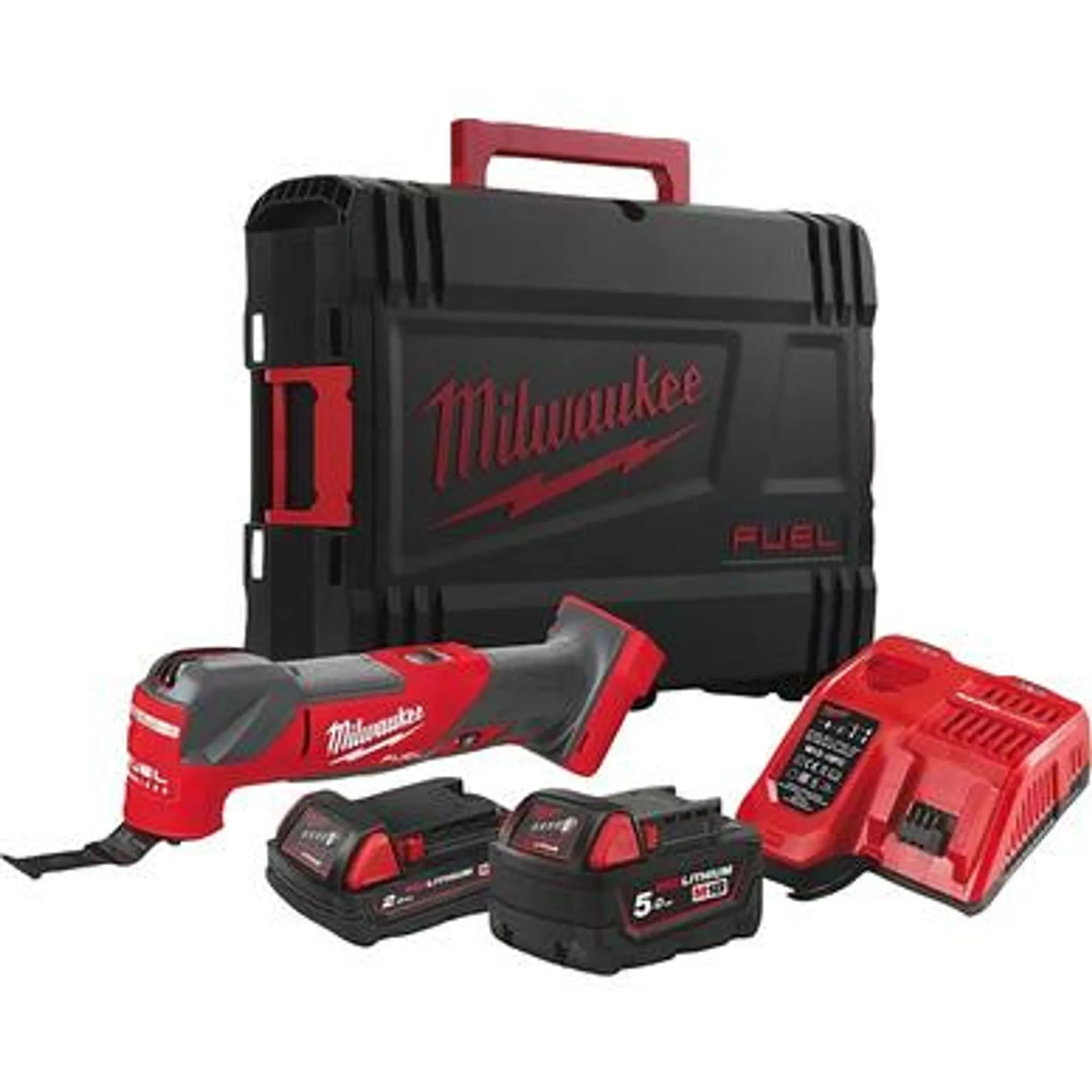 Milwaukee M18 FUEL Multitool 1x5.0Ah, 1x2.0Ah