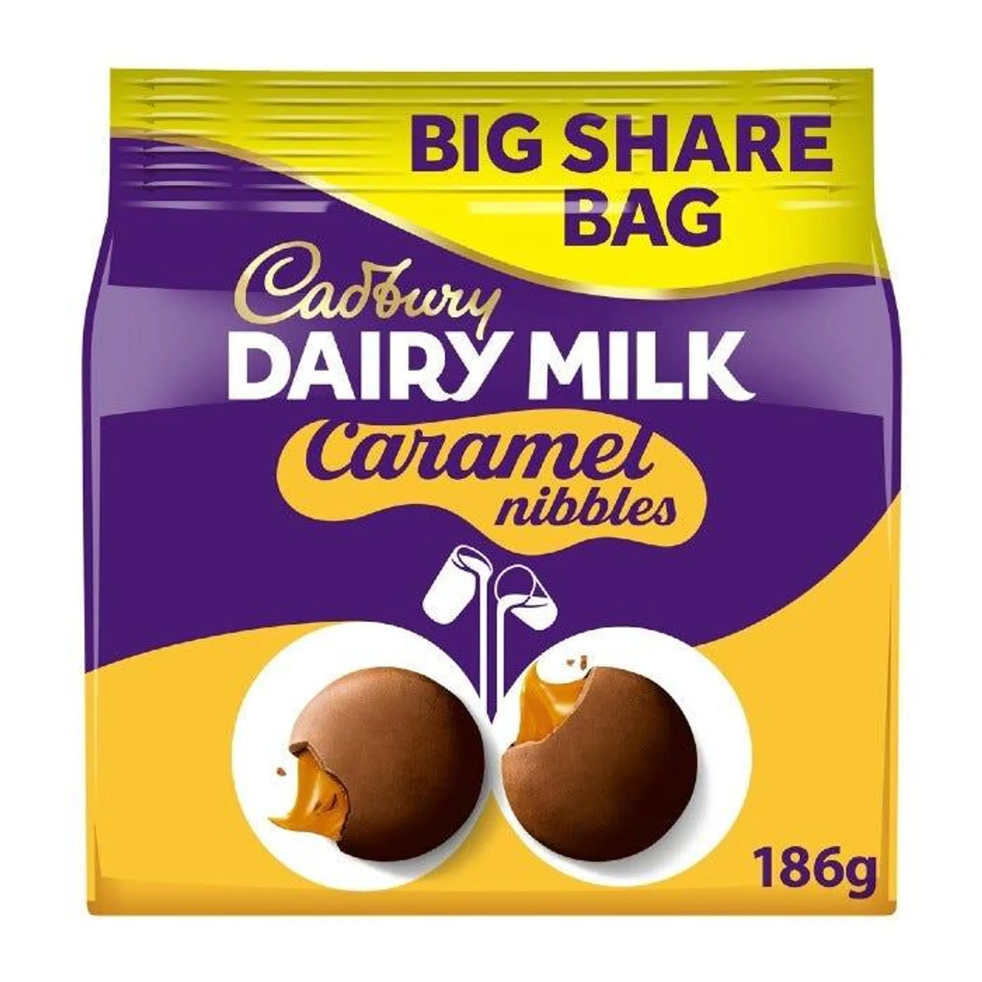 Cadbury Dairy Milk Caramel Nibbles, 186g