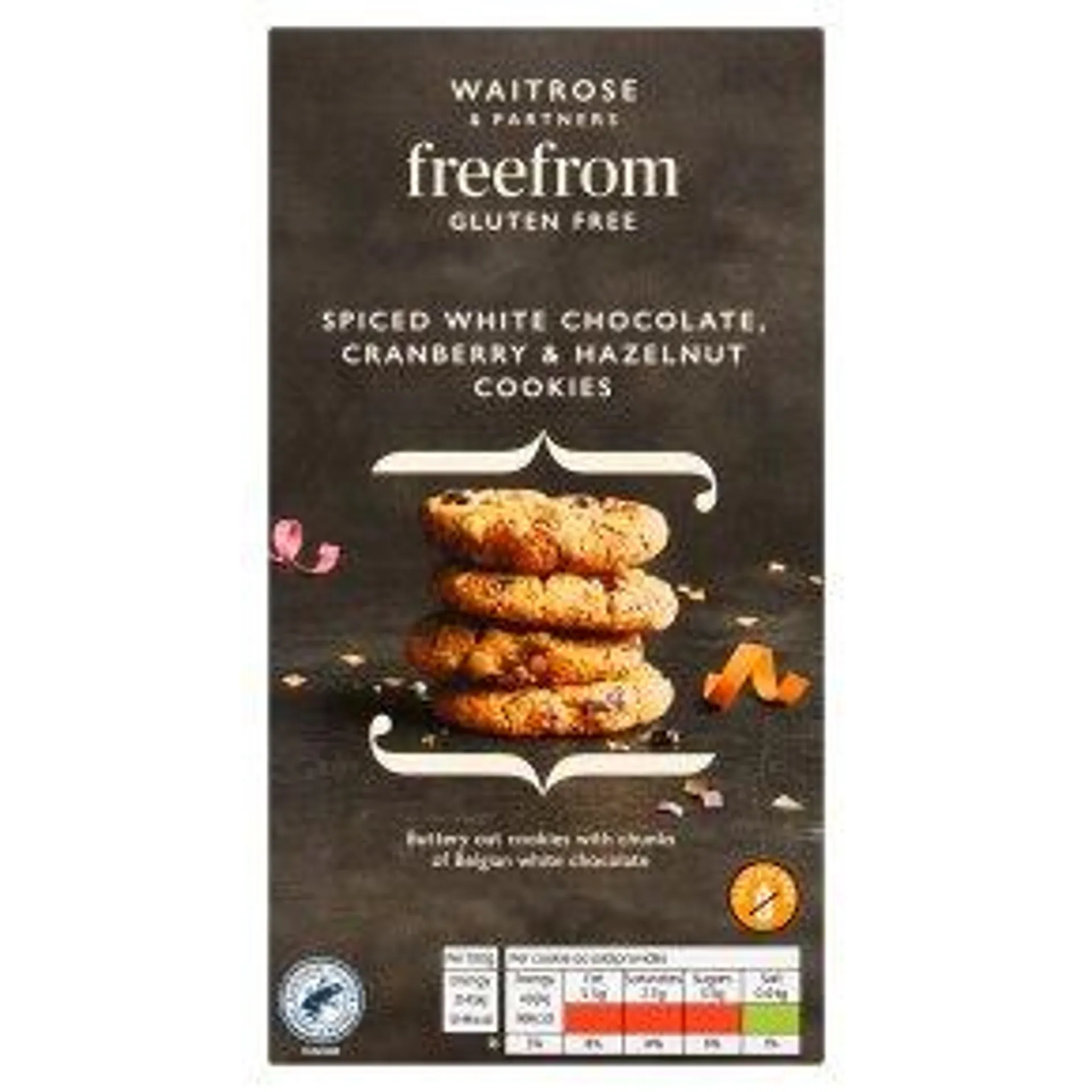 Waitrose Free From White Chocolate Cranberry Cookies