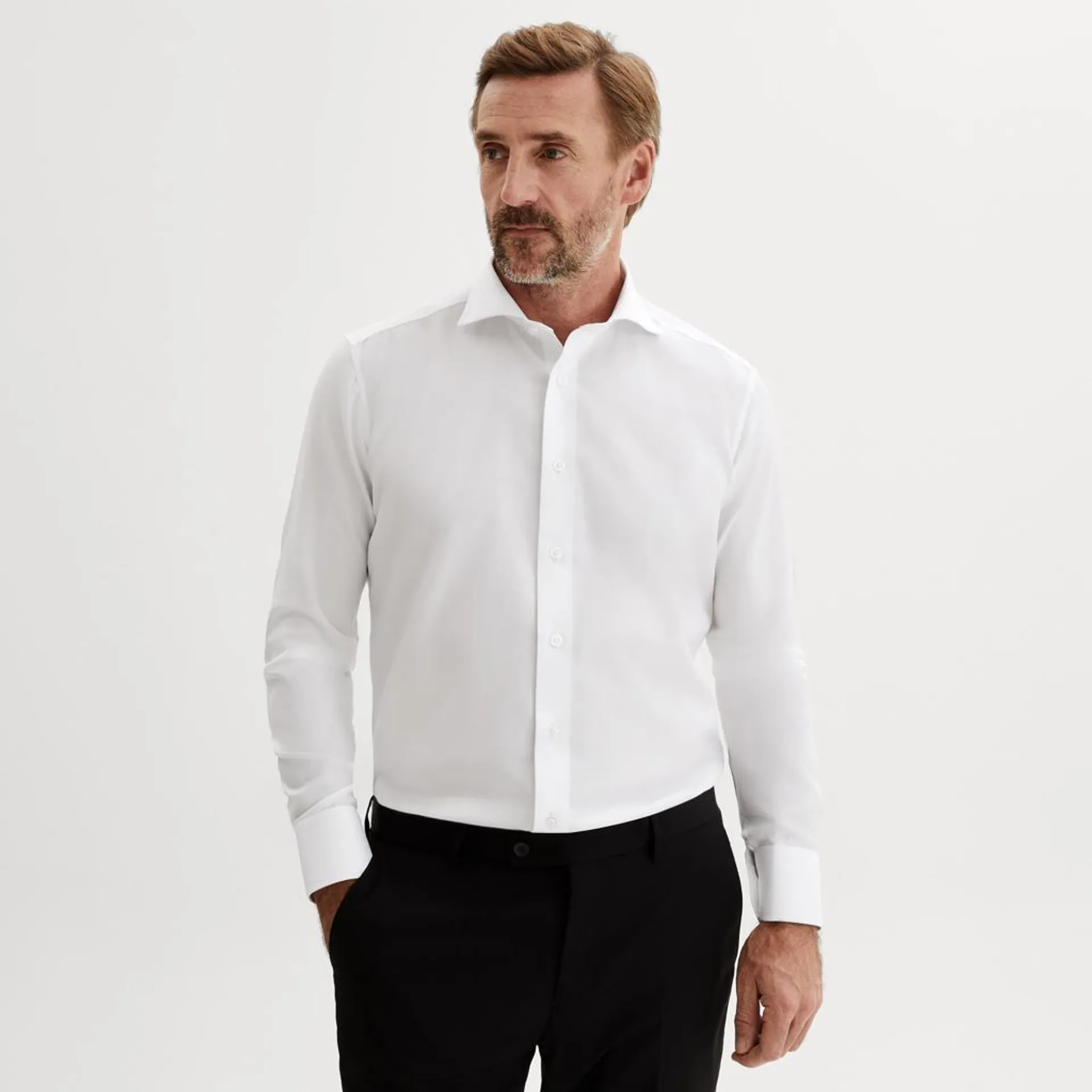 White Non-Iron business shirt