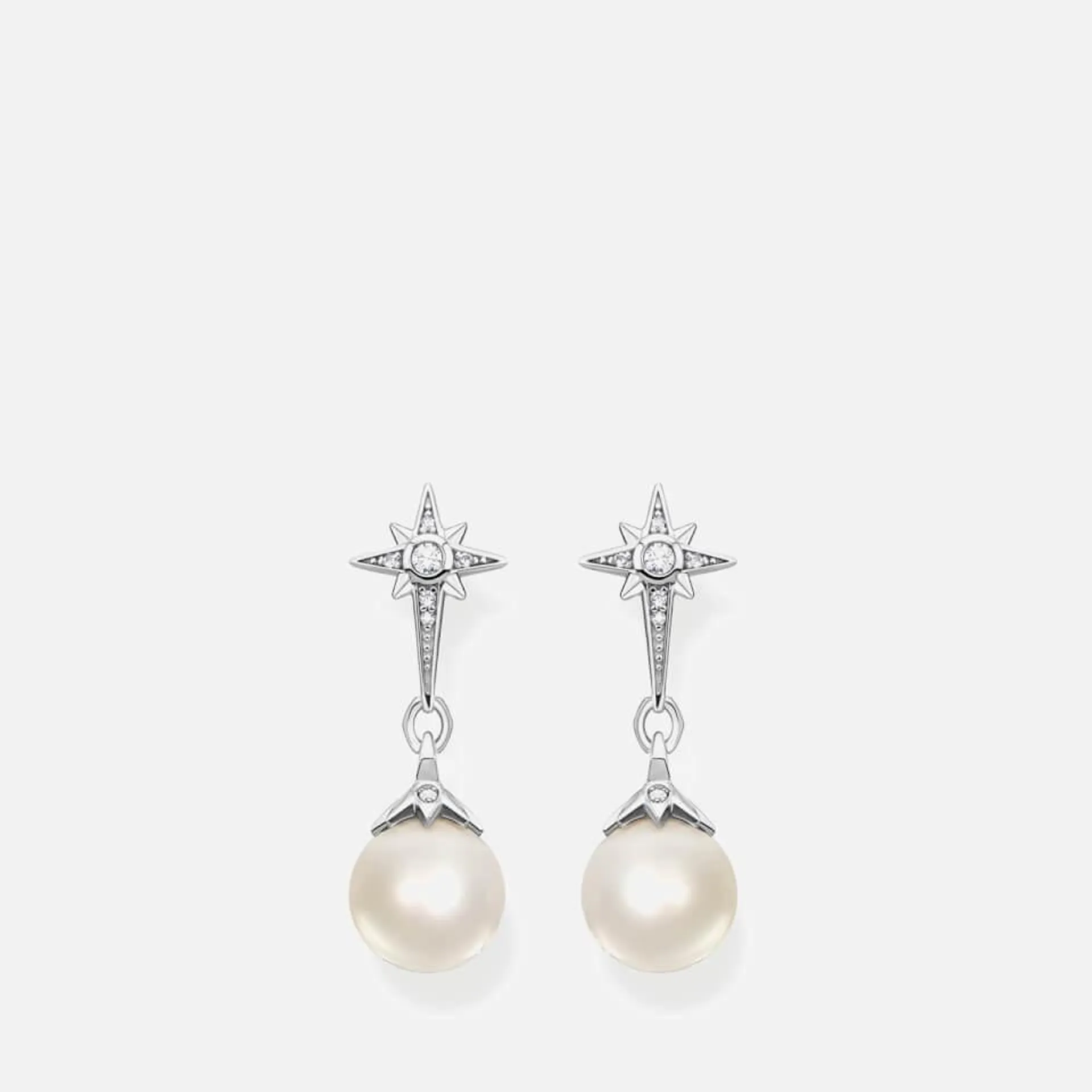 Thomas Sabo Sterling Silver and Freshwater Pearl Earrings