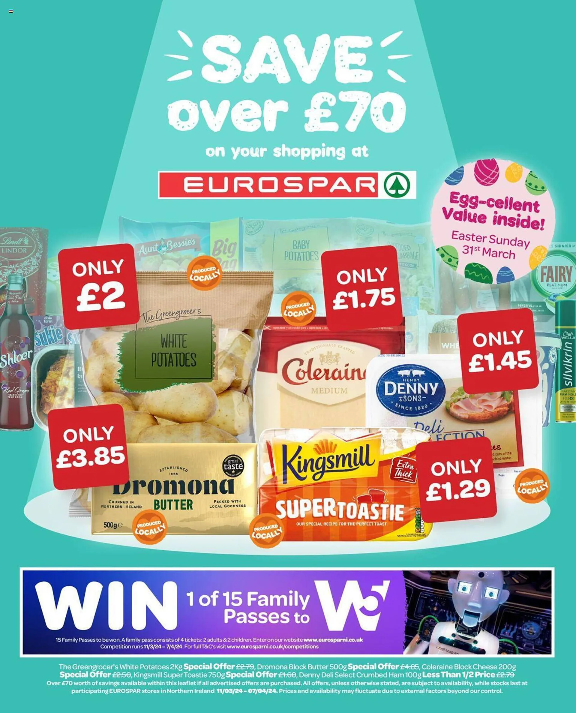 Spar leaflet from 11 March to 7 April 2024 - Catalogue Page 1