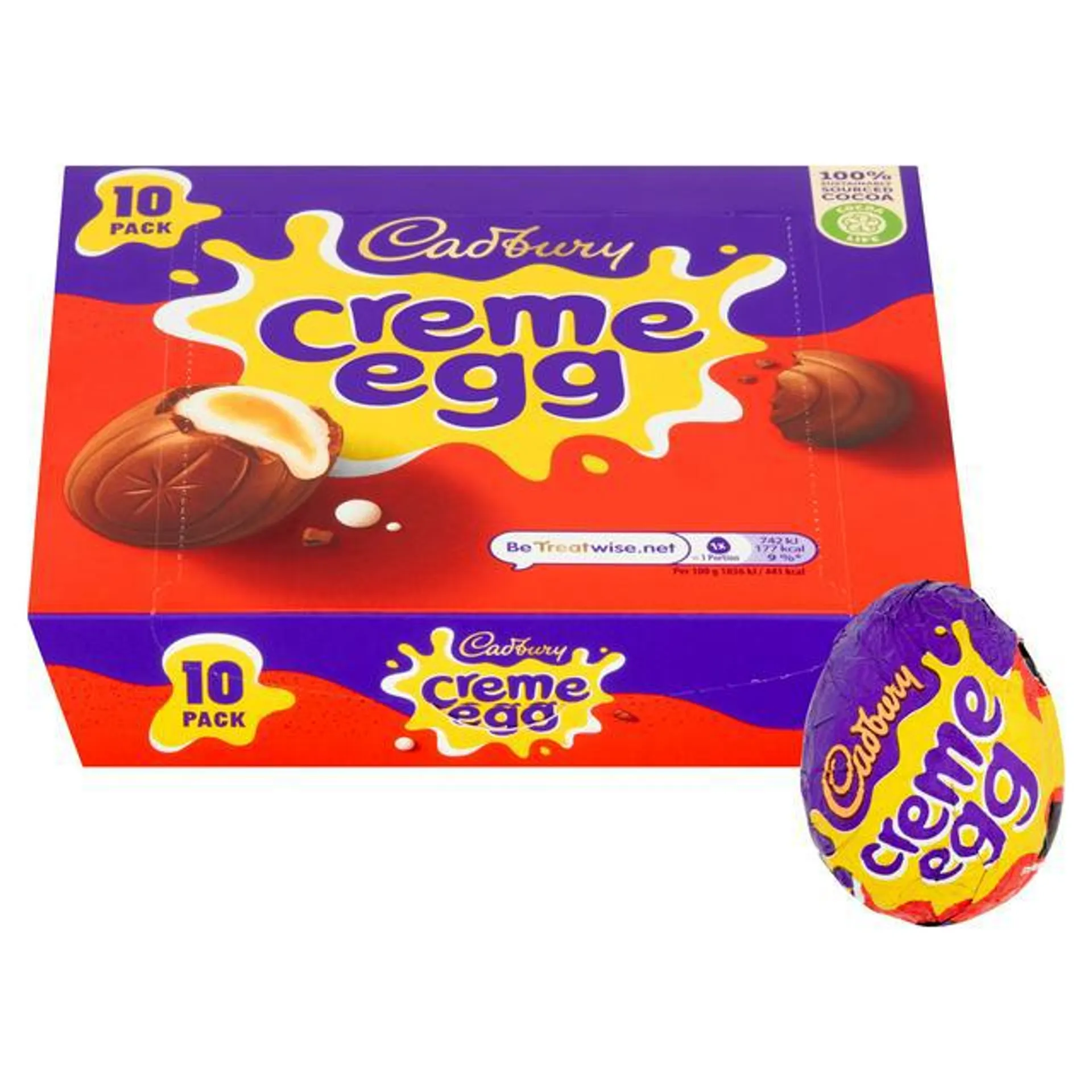 Cadbury Creme Egg Chocolate Box x10 400g