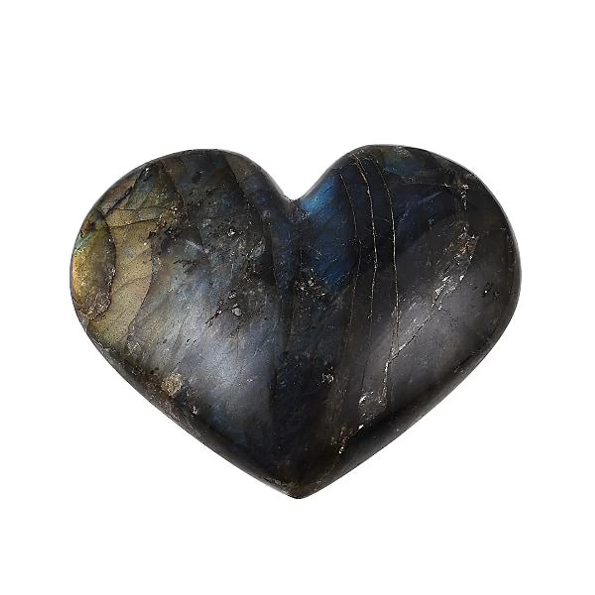 Gem Treasures - Labradorite Heart (4-5 Cm)