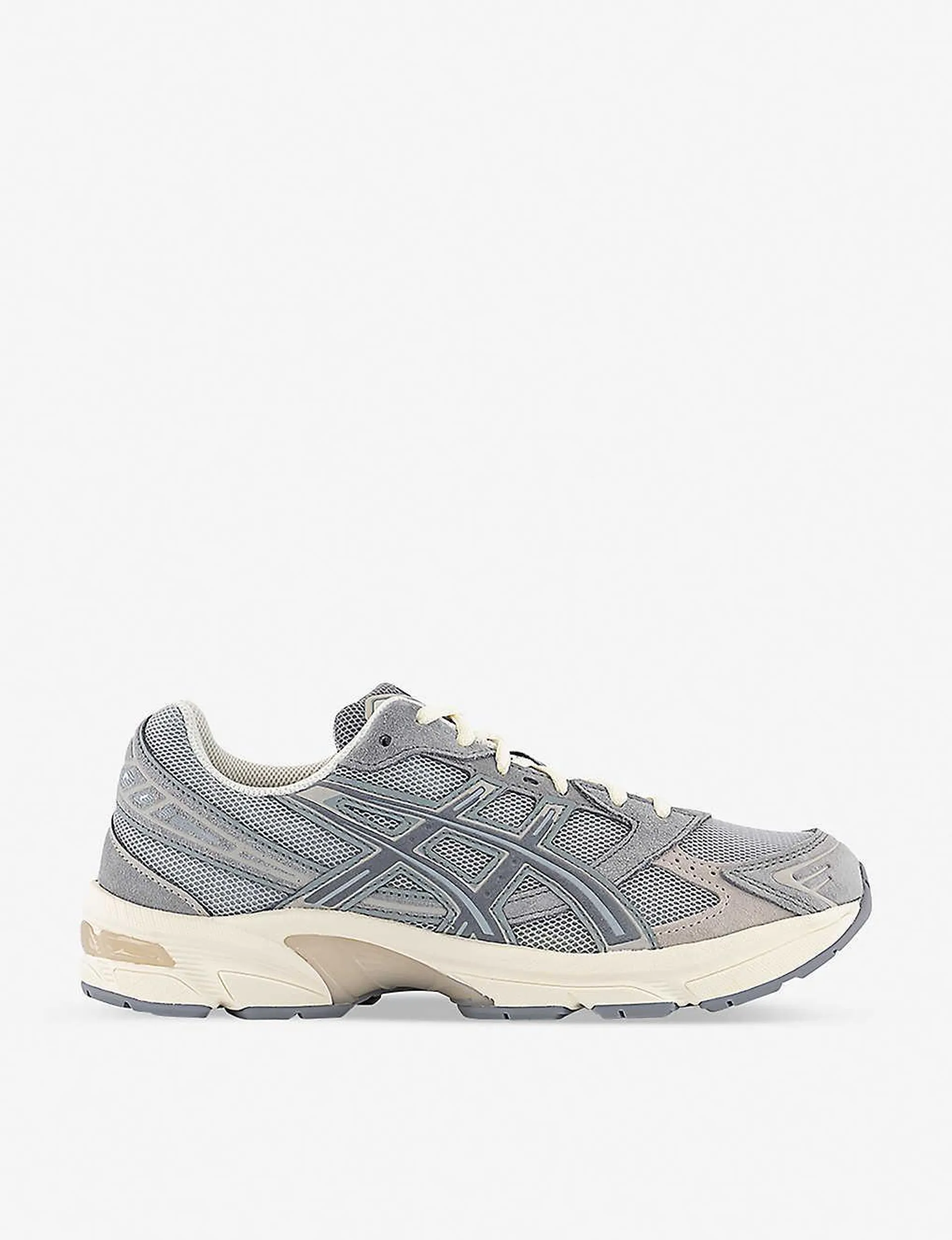 GEL 1130 panelled mesh and suede trainers