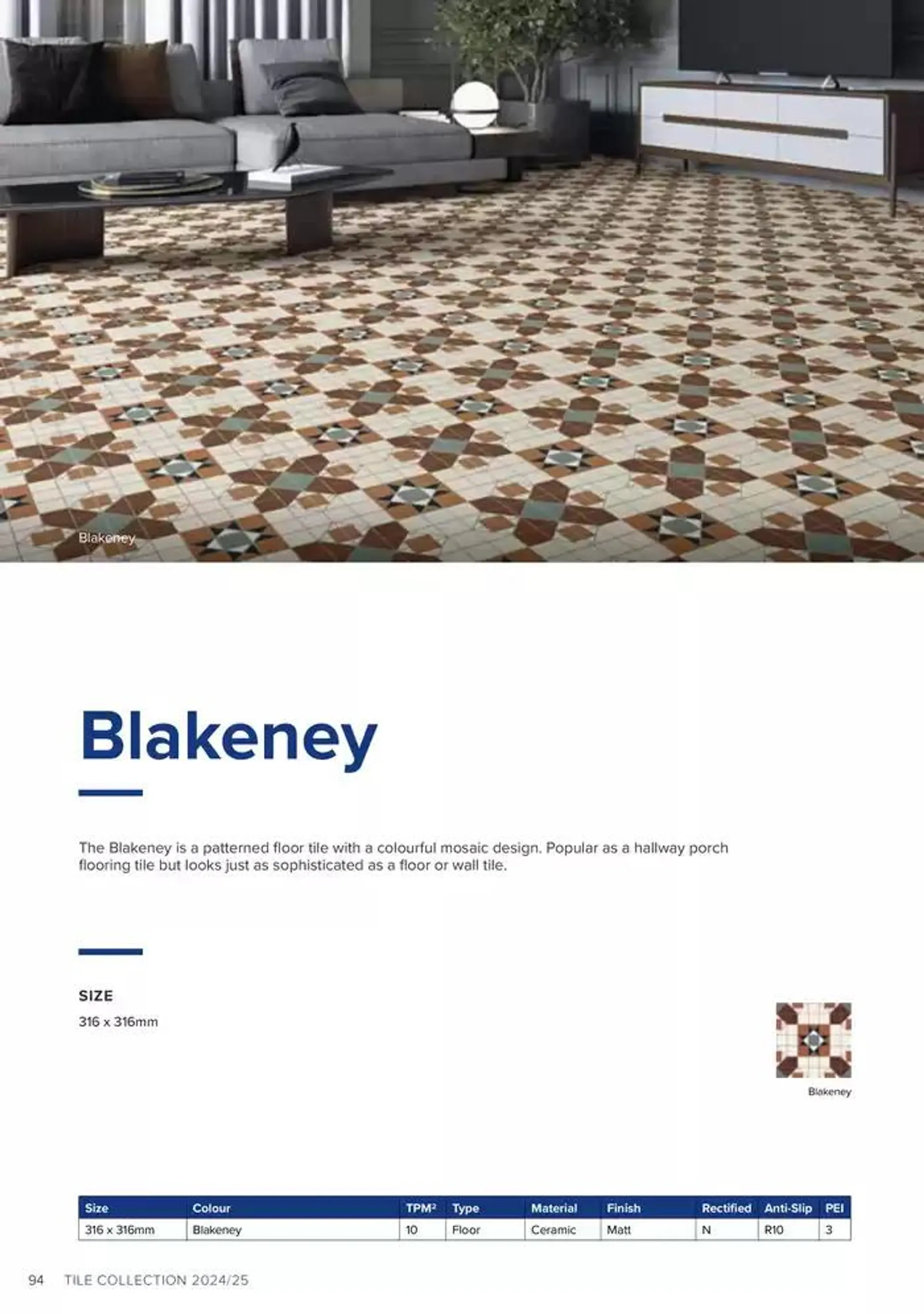 Tile Collection  from 14 January to 31 May 2025 - Catalogue Page 94