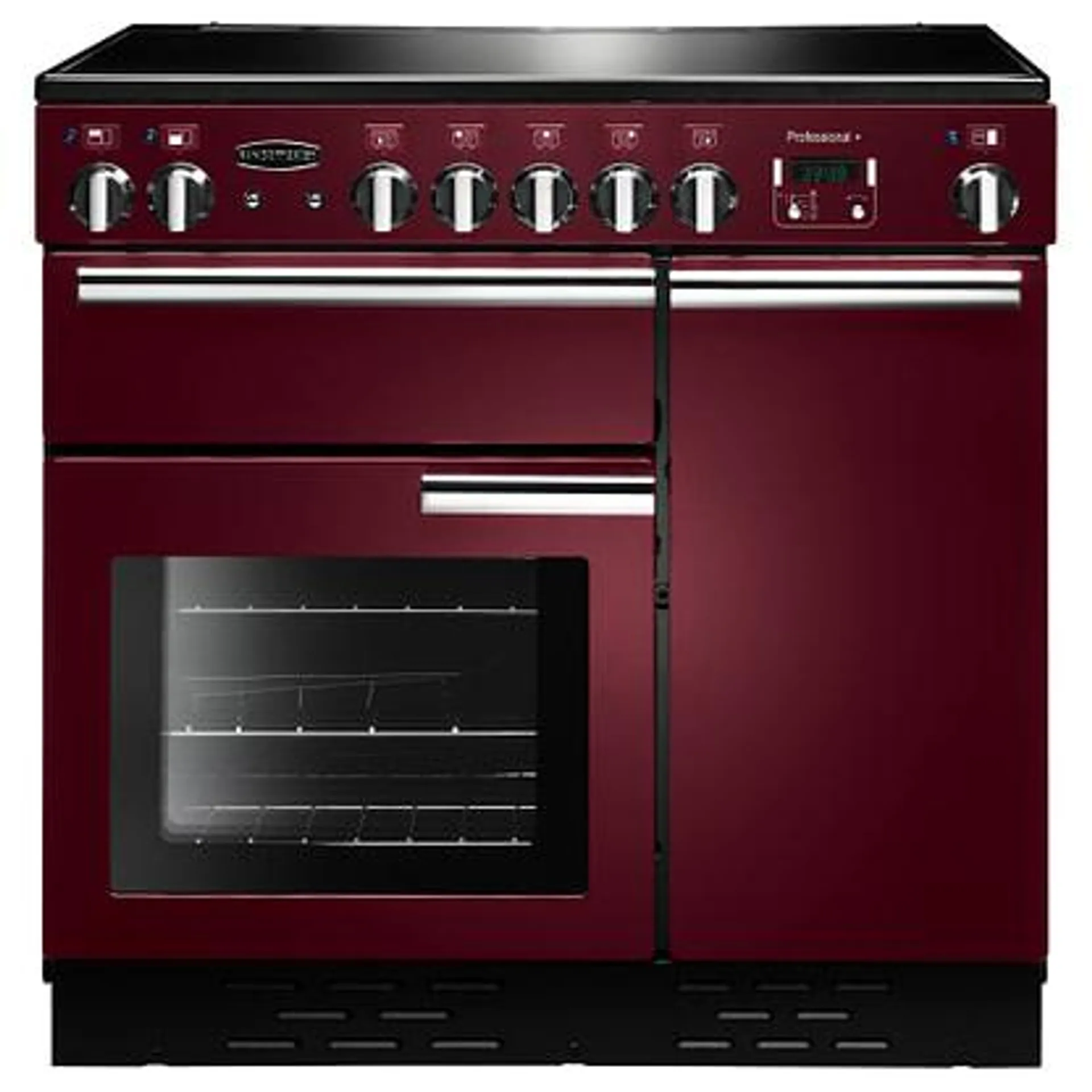 Rangemaster PROP90ECCY/C Professional Plus 90cm Ceramic Range Cooker 91840 – CRANBERRY