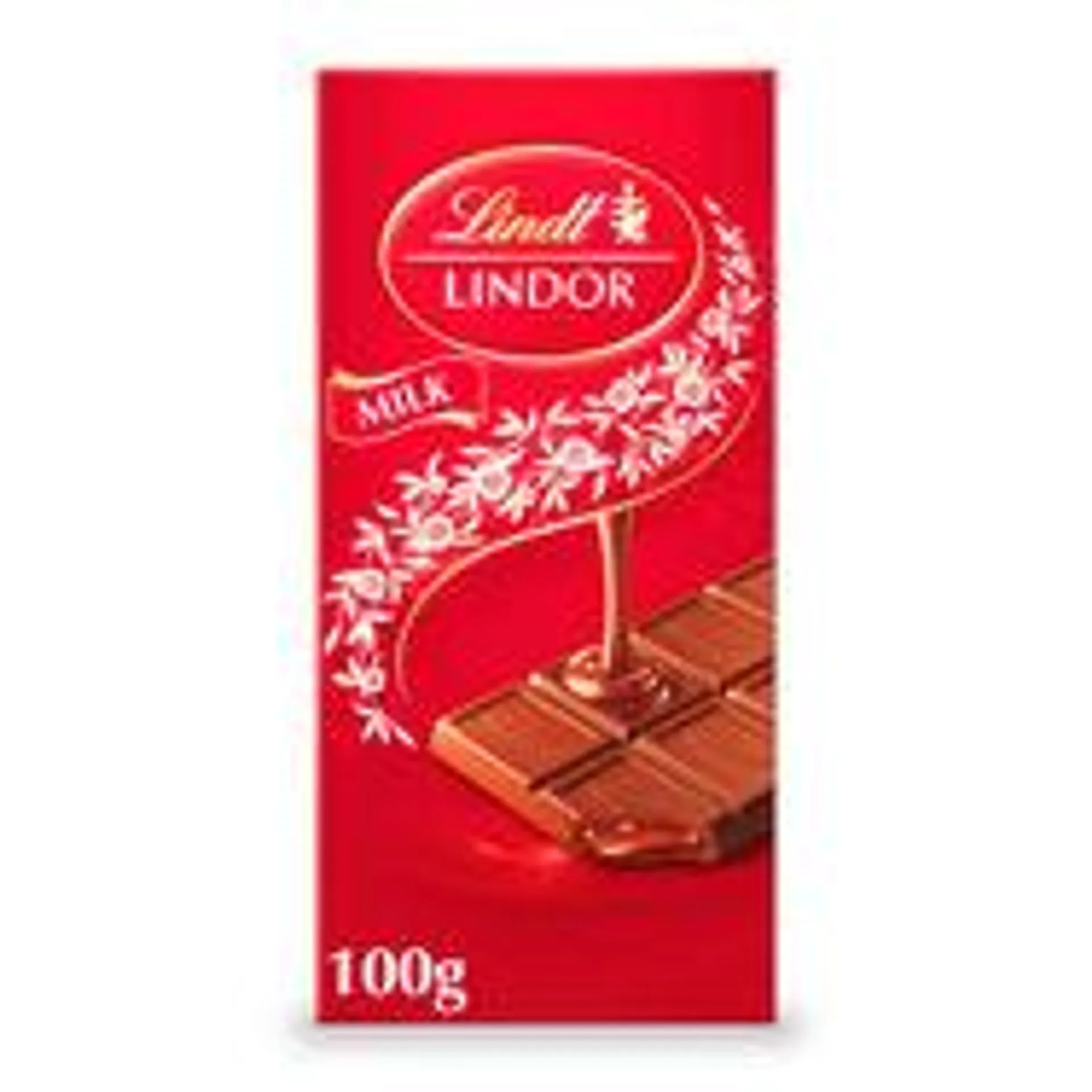 Lindt Lindor Milk Chocolate Bar 100g