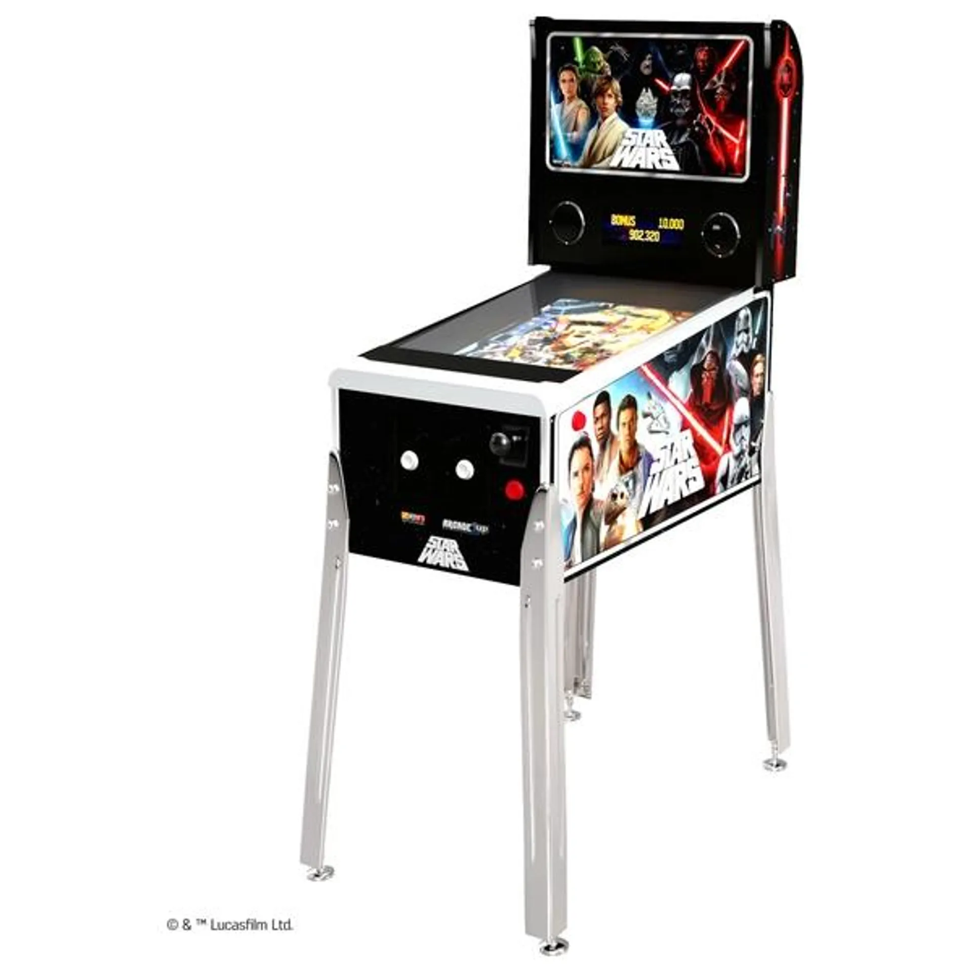 Arcade1Up Star Wars Pinball Machine with 10 Games