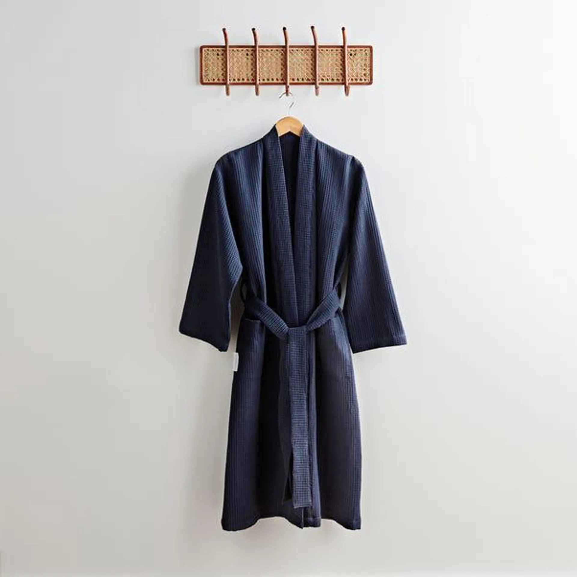 Soft Washed Cotton Waffle Robe