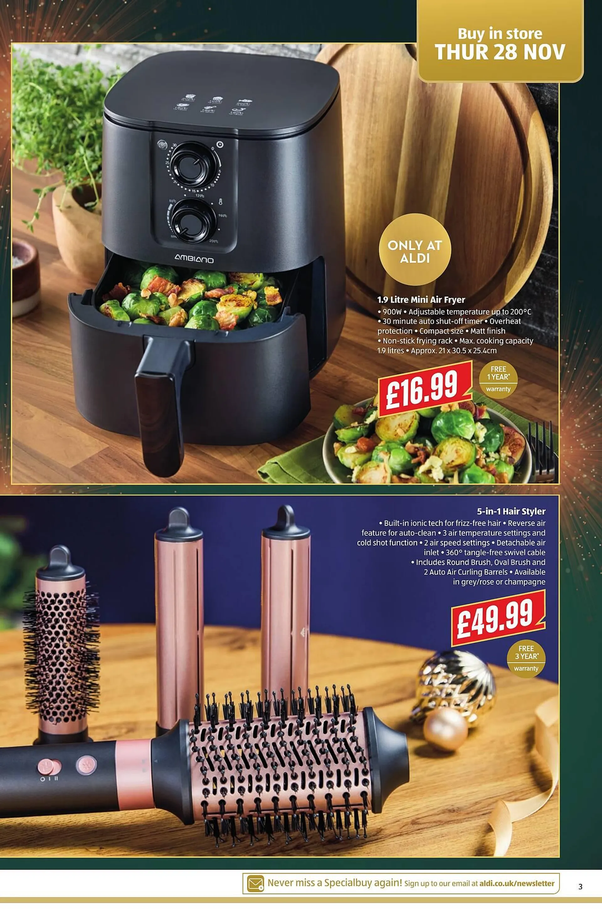 Aldi leaflet from 28 November to 1 December 2024 - Catalogue Page 3