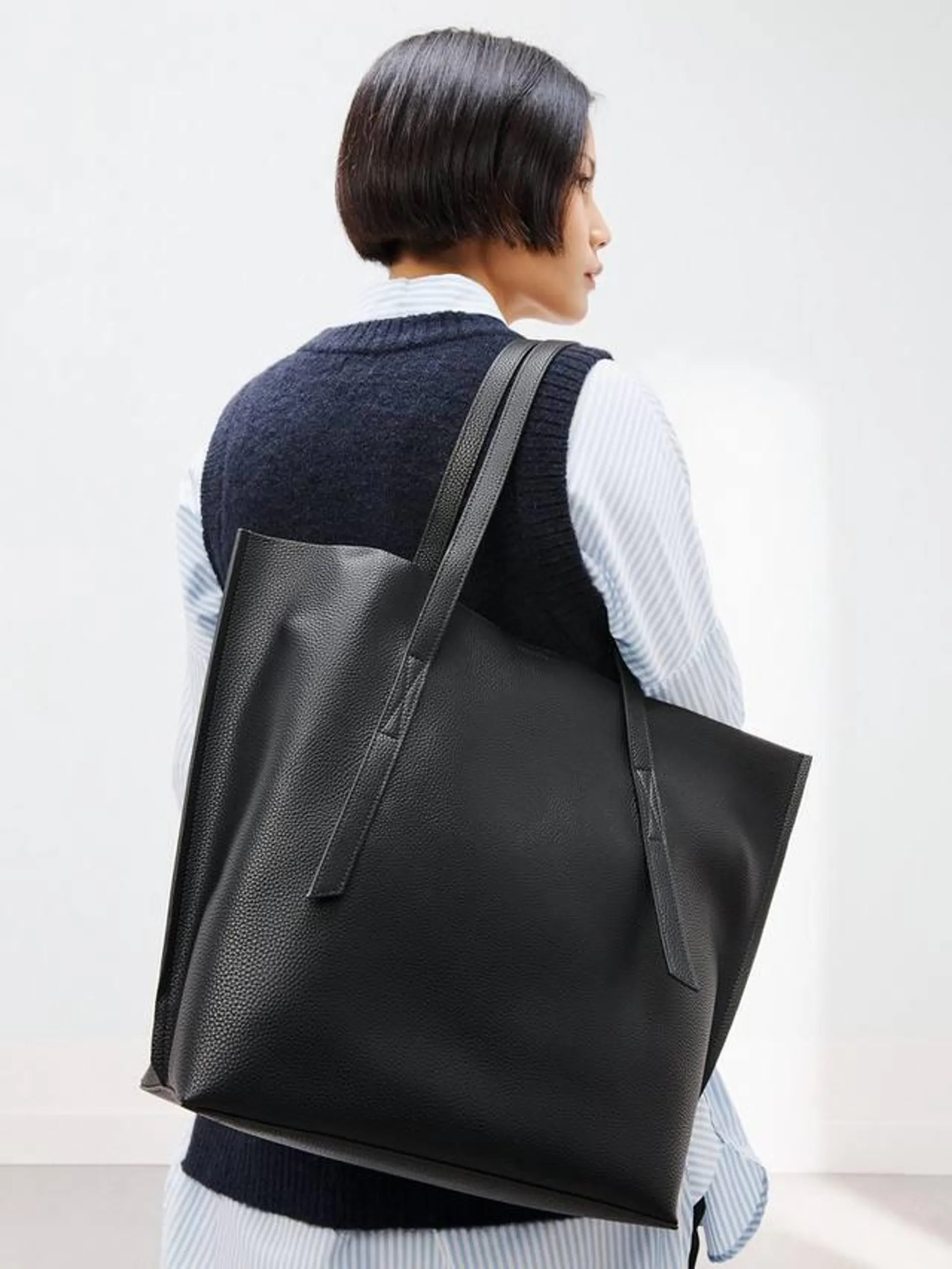 Sia East/West Minimal Tote Bag