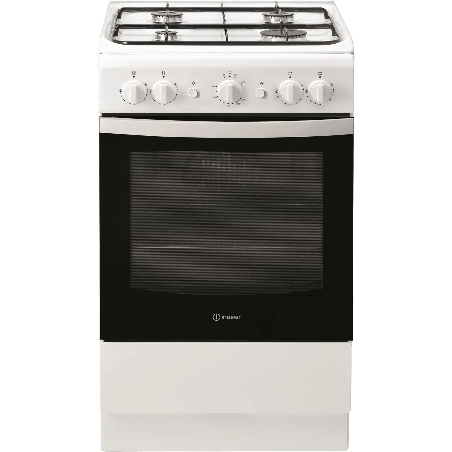 Indesit 50cm Single Oven Gas Cooker - White