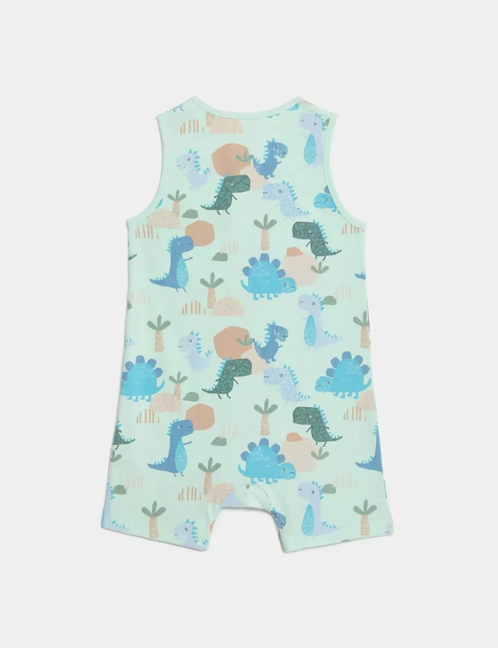 Pure Cotton Dinosaur Romper (0-3 Yrs)