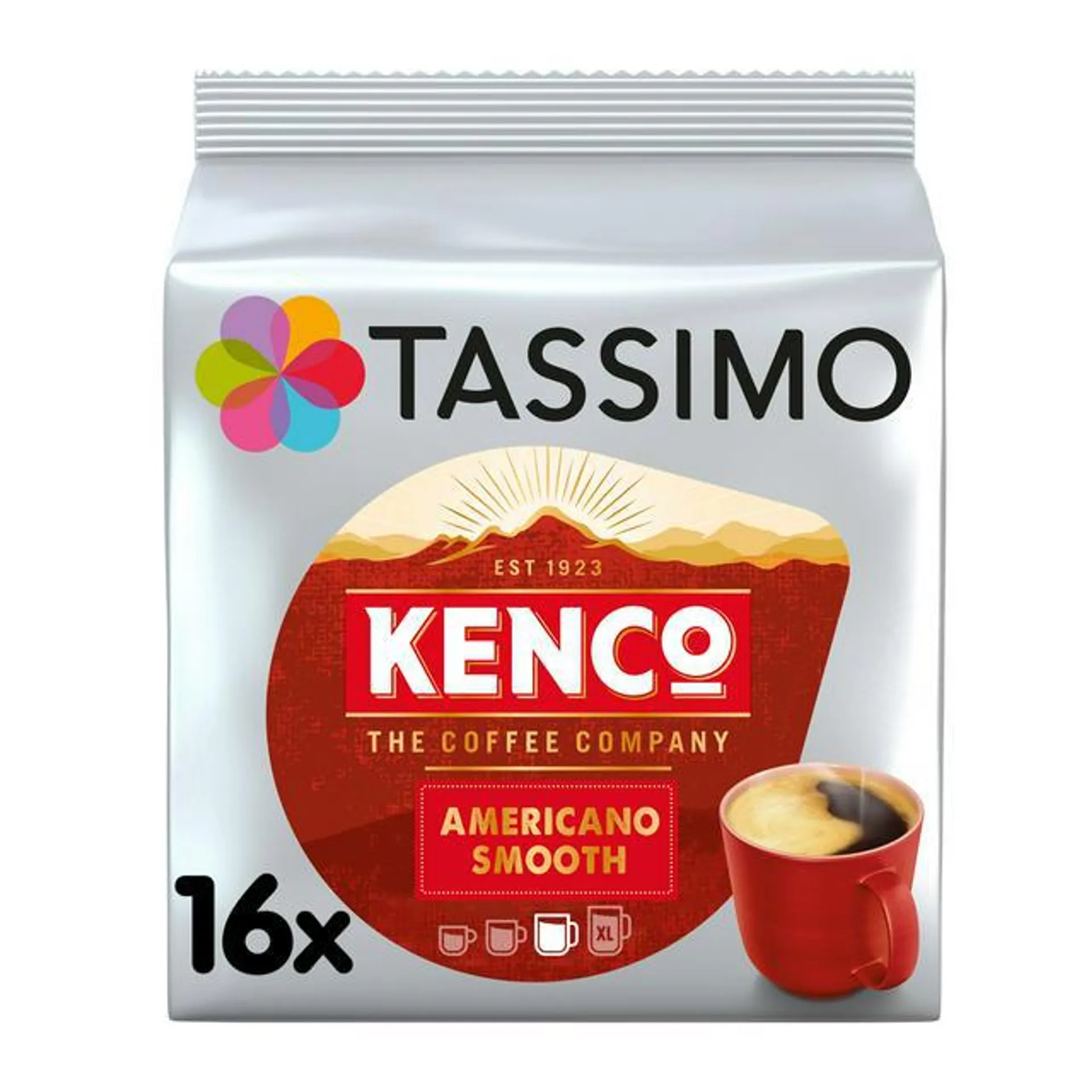 Tassimo Kenco Americano Smooth Coffee Pods x16