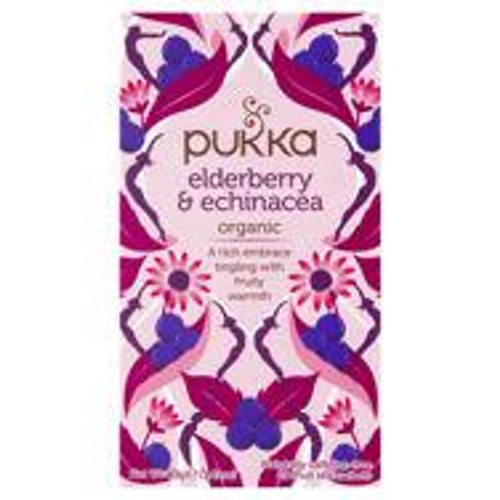 Pukka Organic Elderberry & Echinacea 20 Fruit Tea Sachets