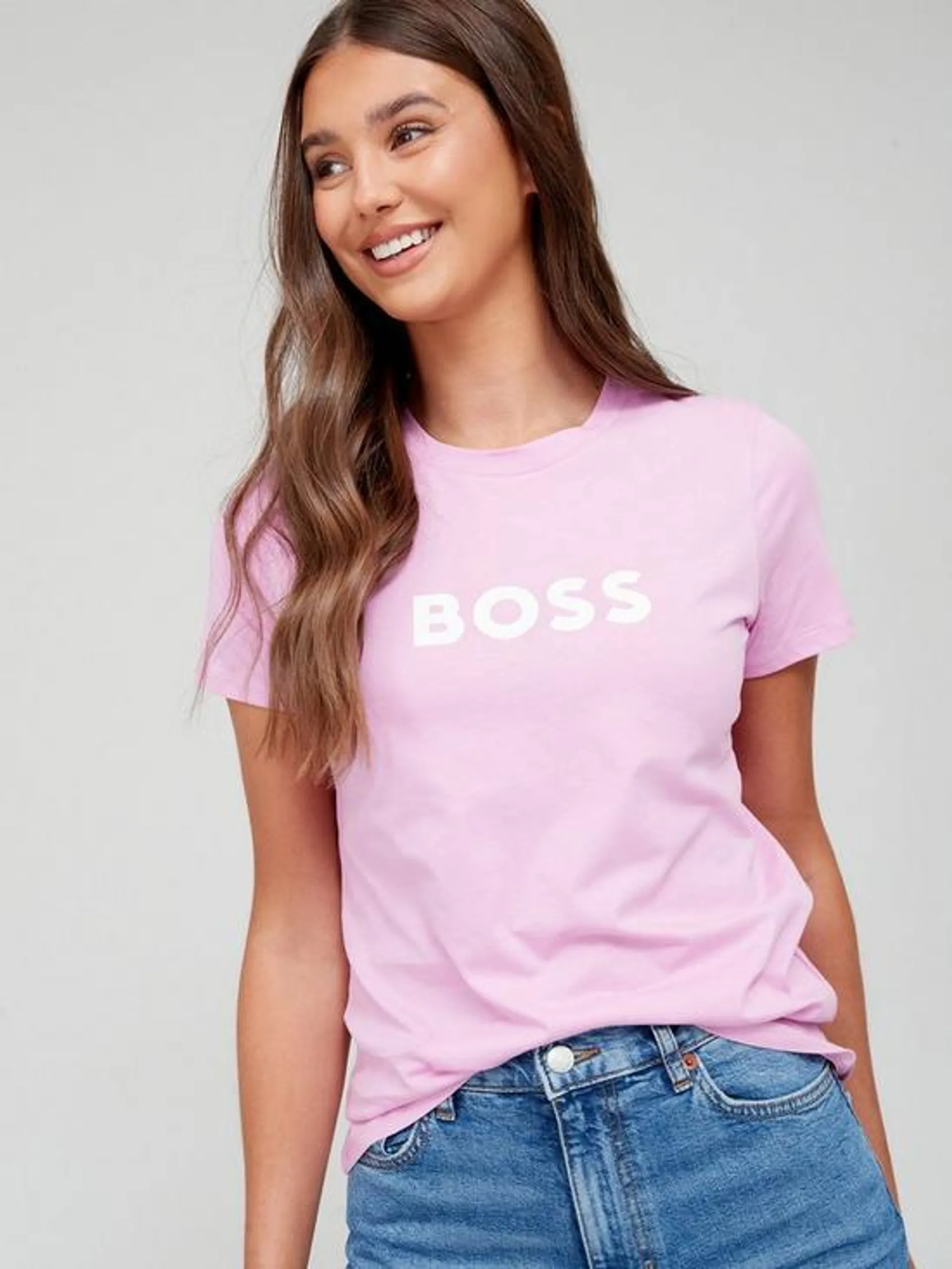 100% Cotton Logo T-Shirt - Pink