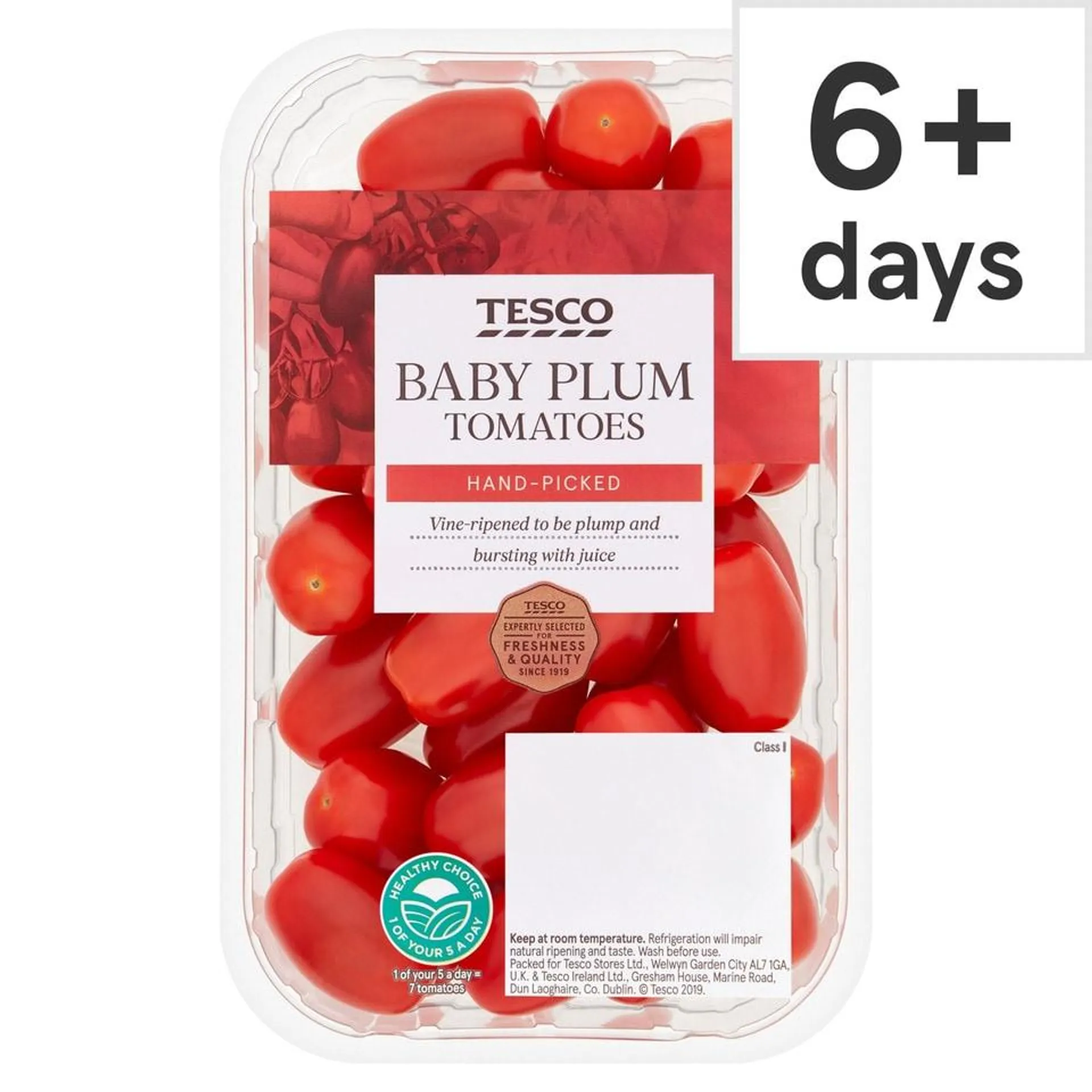 Tesco Baby Plum Tomatoes 300G