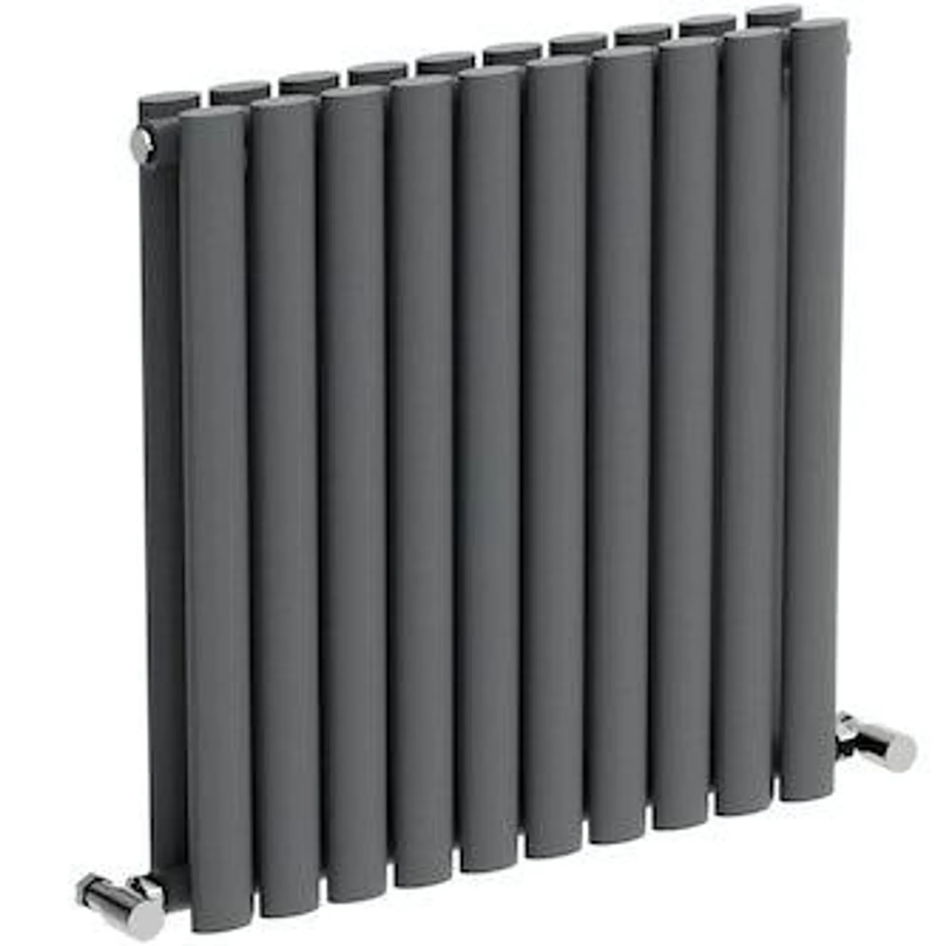 The Heating Co. Salvador anthracite grey double horizontal radiator