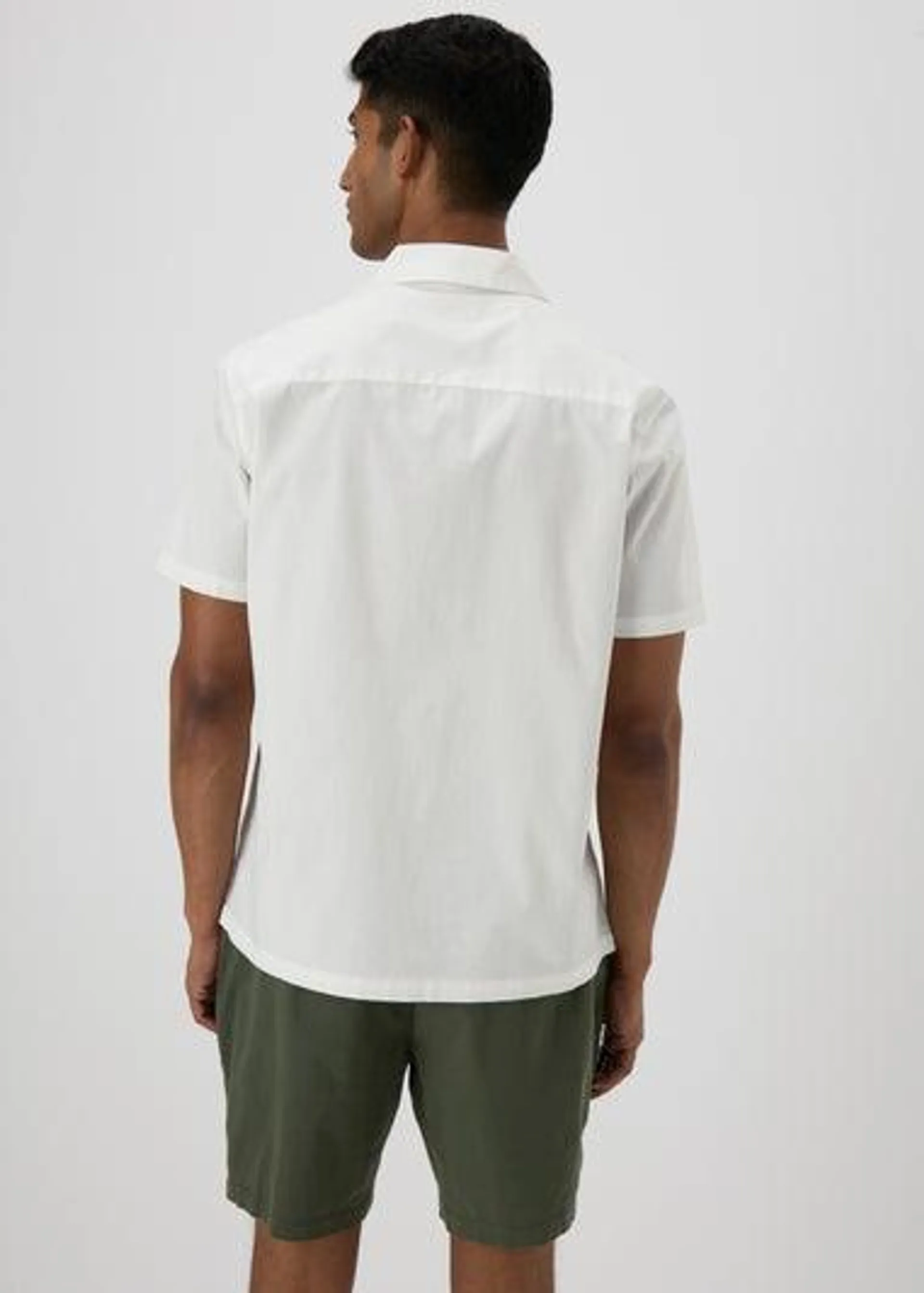 Ecru Embroidered Shirt