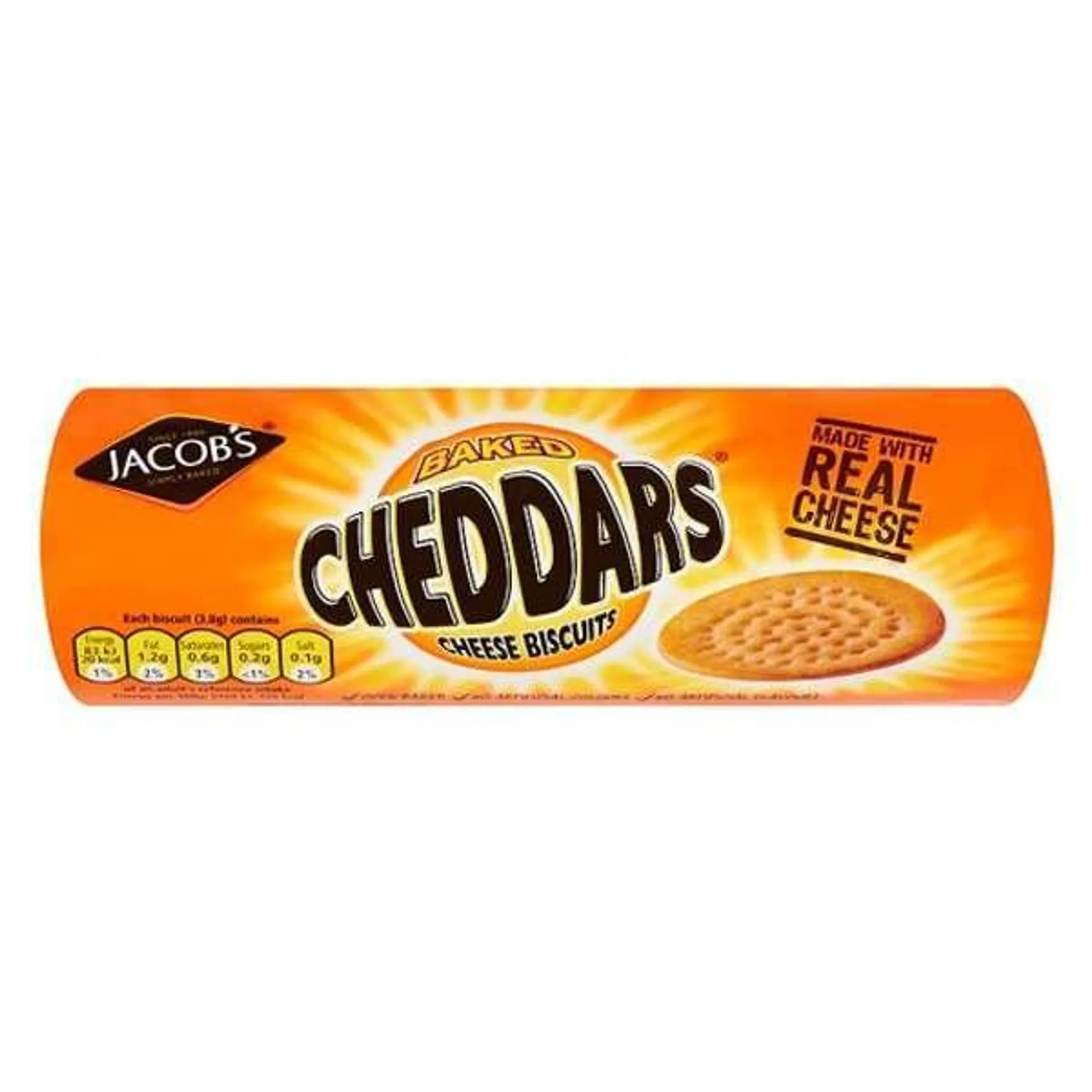 Jacob's Baked Cheddars Cheese Crackers 150g