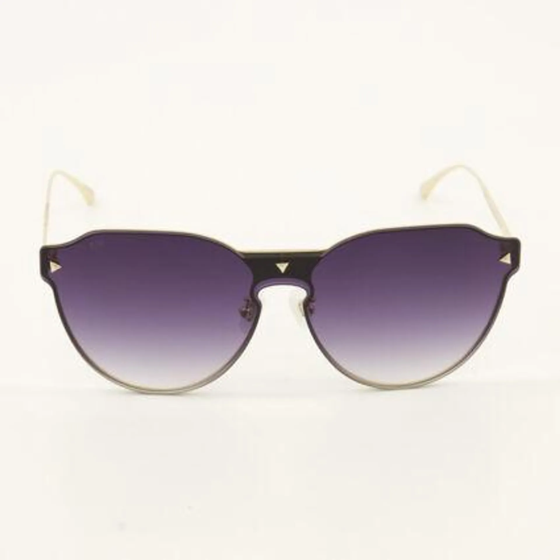 Black Error Oversized Sunglasses