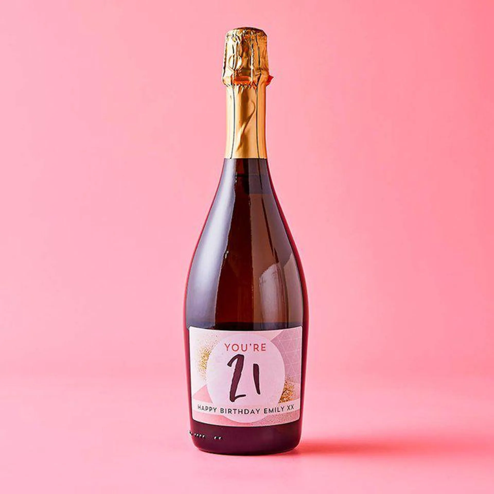 Personalised Prosecco 21st Birthday 75cl