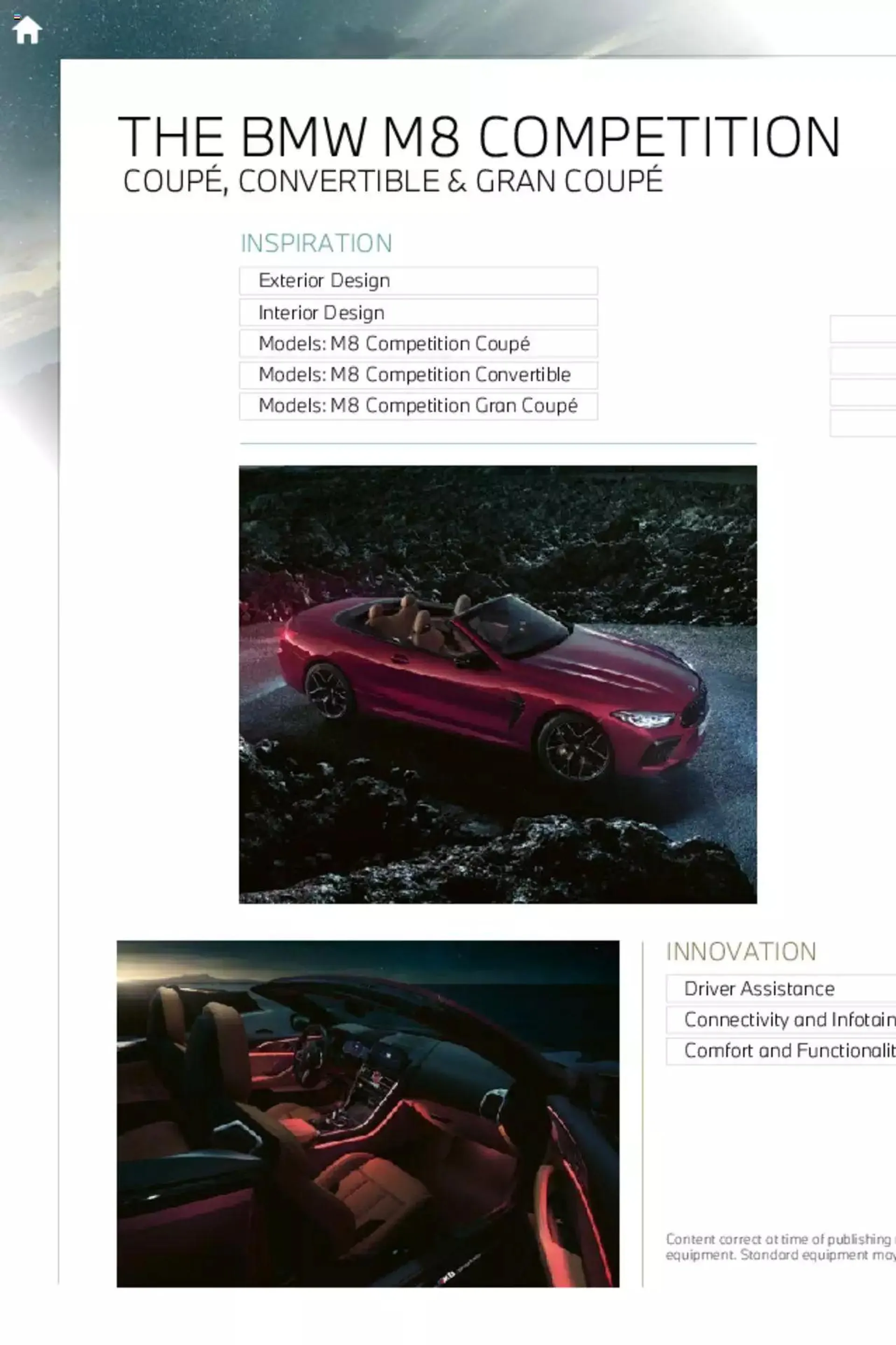 BMW - M8 Coupe, Convertible and Gran Coupe Brochure - 2