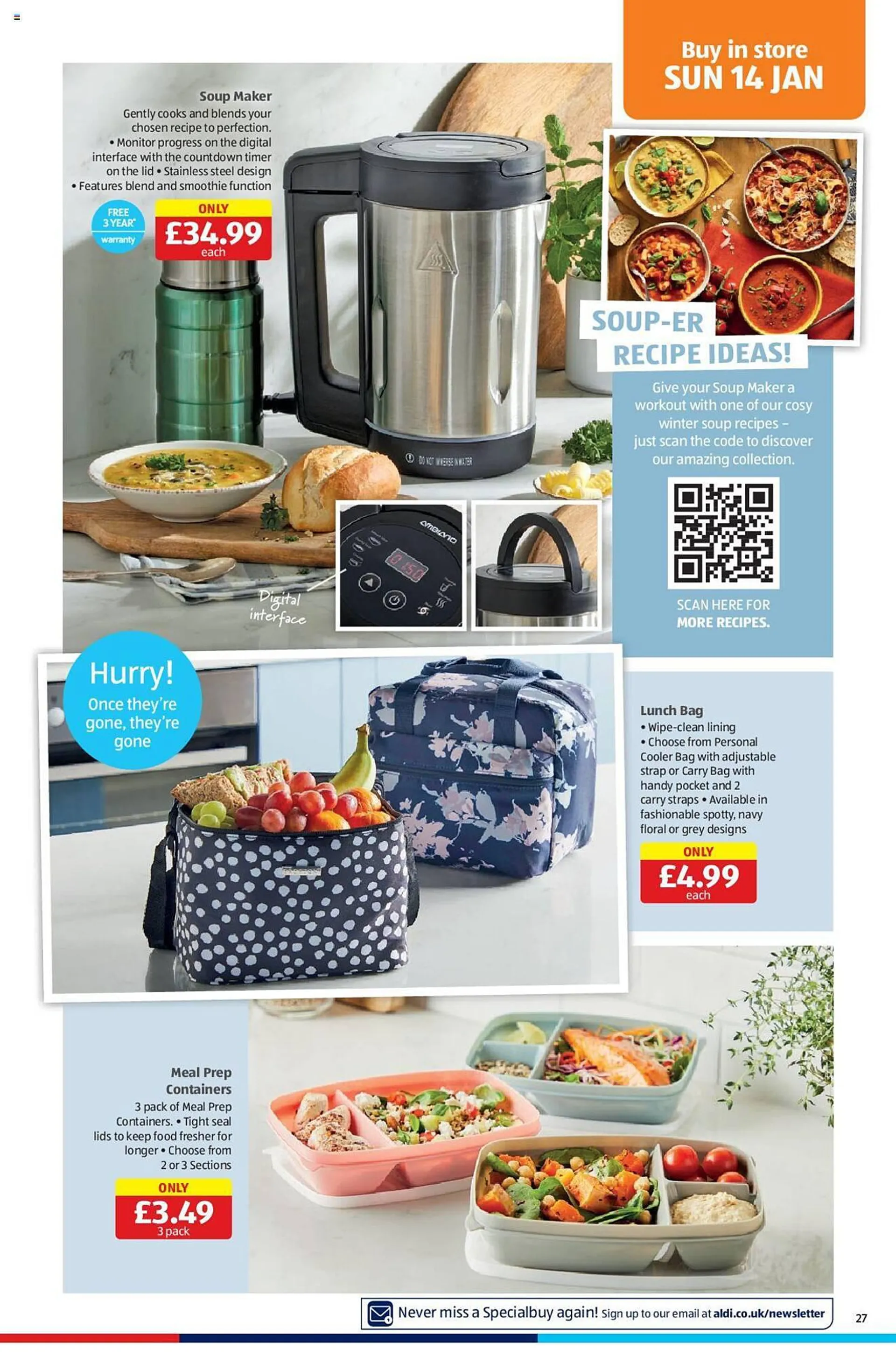 Aldi leaflet from 11 January to 14 January 2024 - Catalogue Page 27