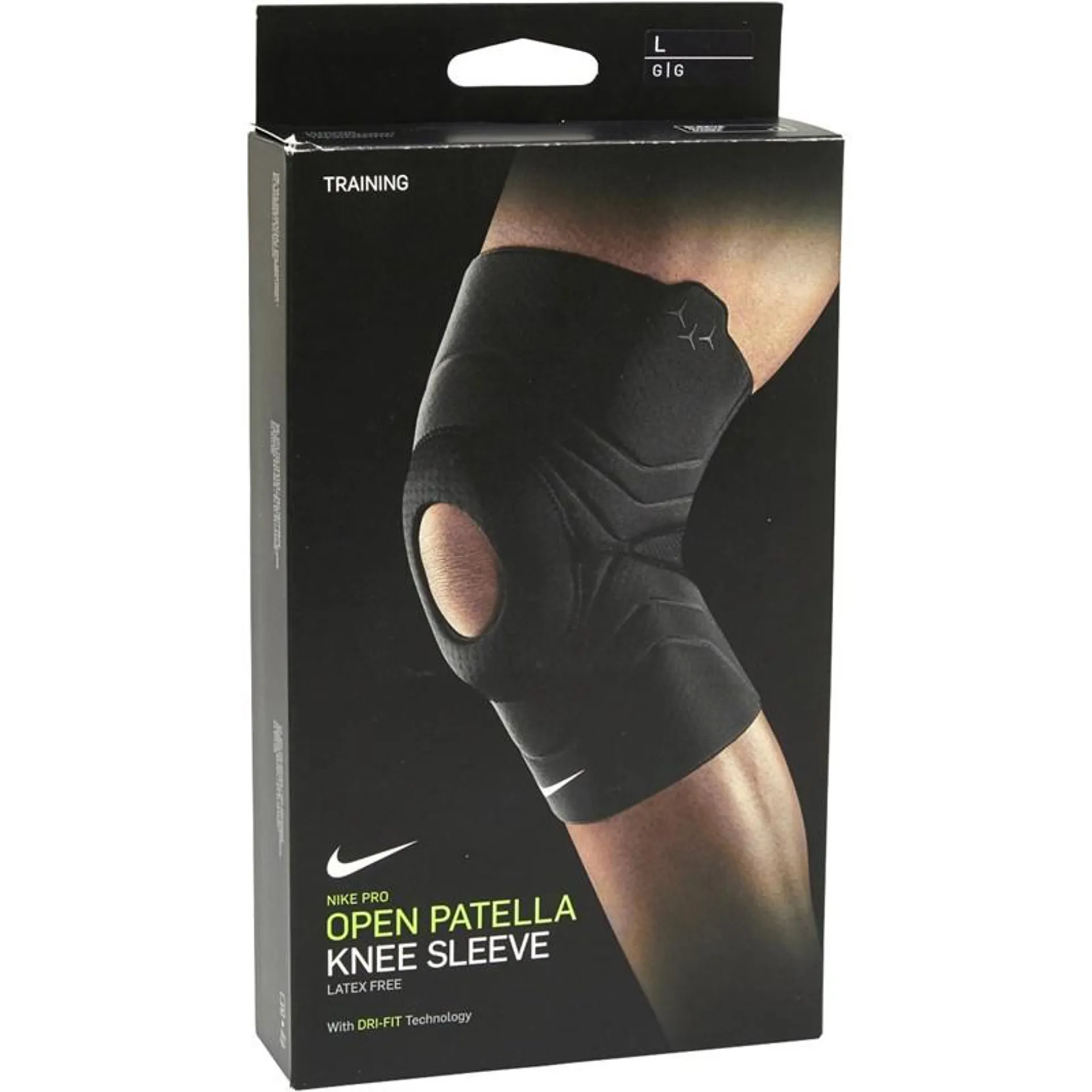 Nike Pro Open Patella Knee Sleeve 3.0 Black/​White