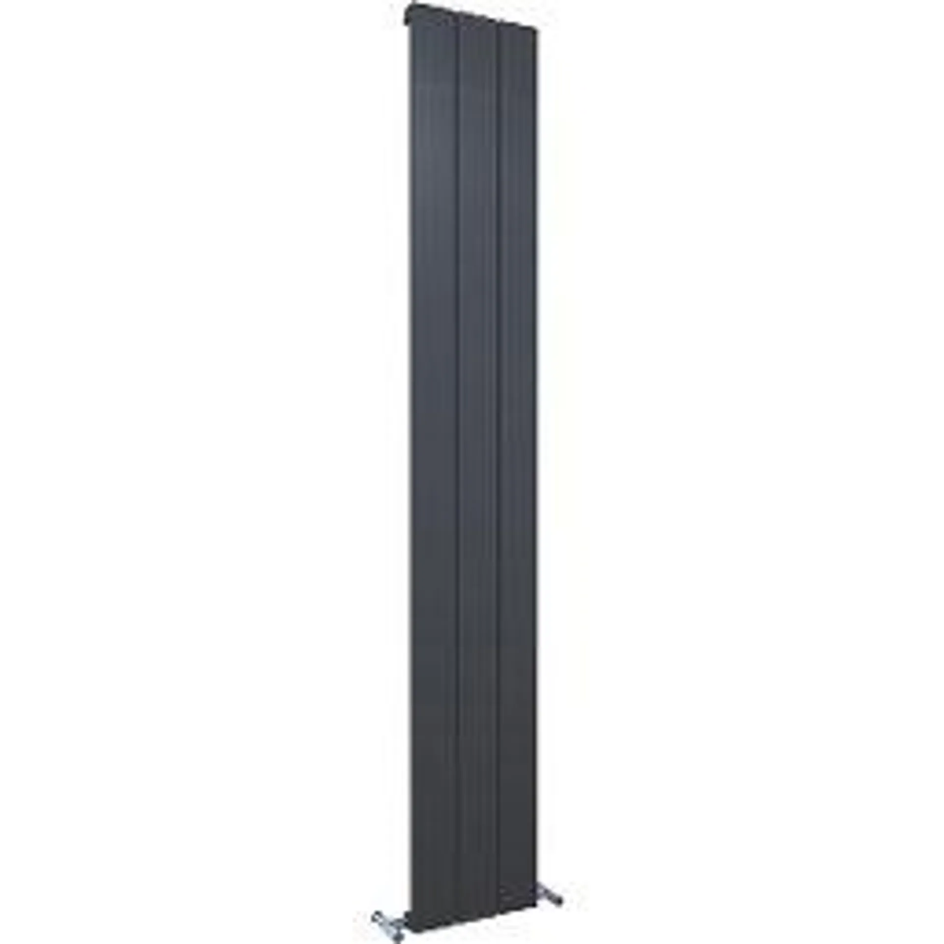 Kudox 1800mm x 280mm 2337BTU Black Vertical Designer Radiator