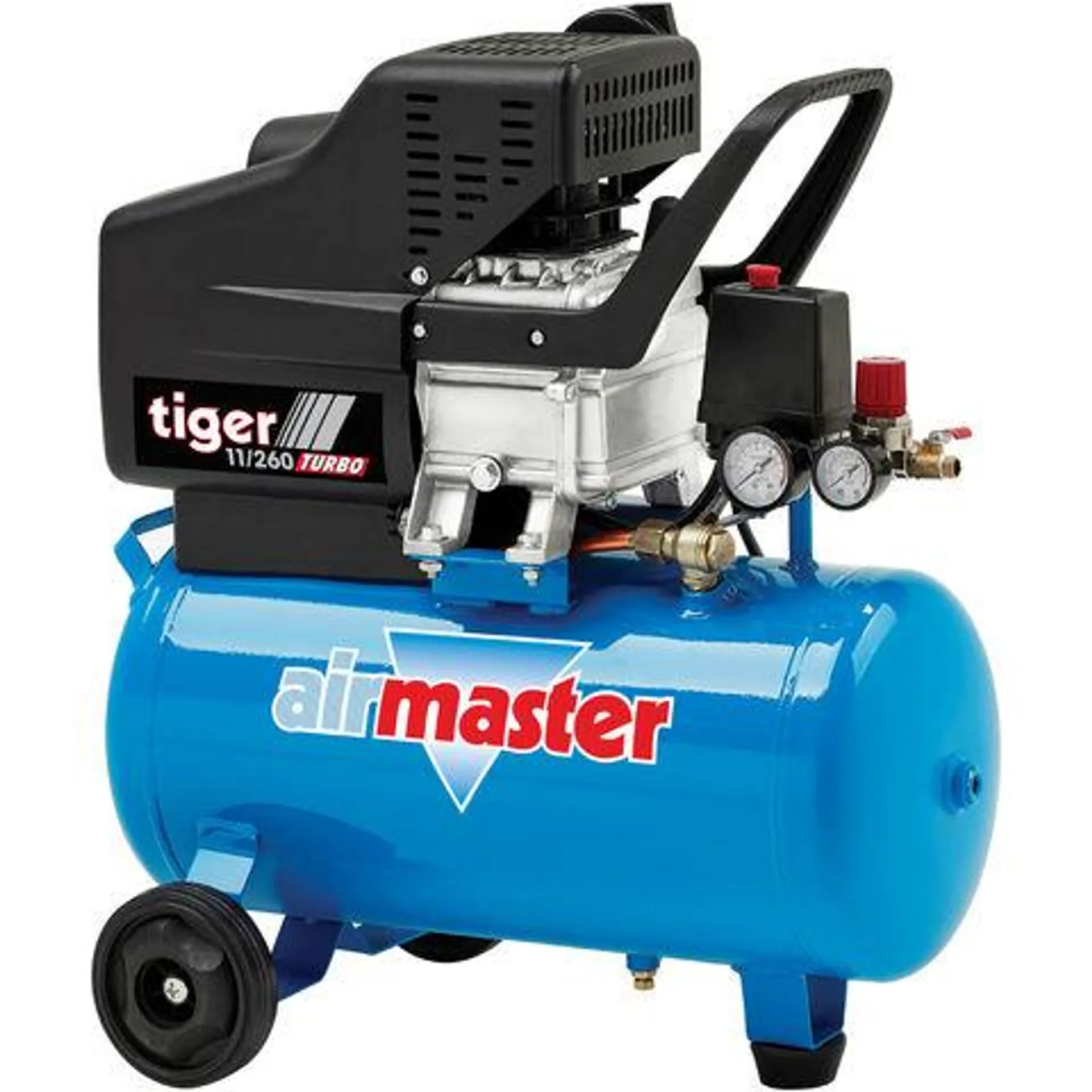 Airmaster Tiger 11/260 9.3cfm 24 Litre 2.5HP Air Compressor (230V)