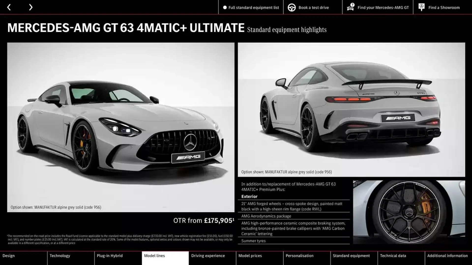 Mercedes-AMG GT Coupé from 11 October to 11 October 2025 - Catalogue Page 36