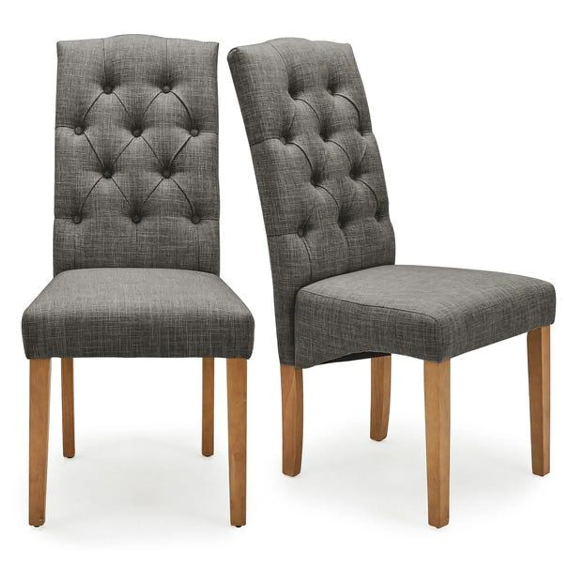 Darcy Set of 2 Dining Chairs, Linen