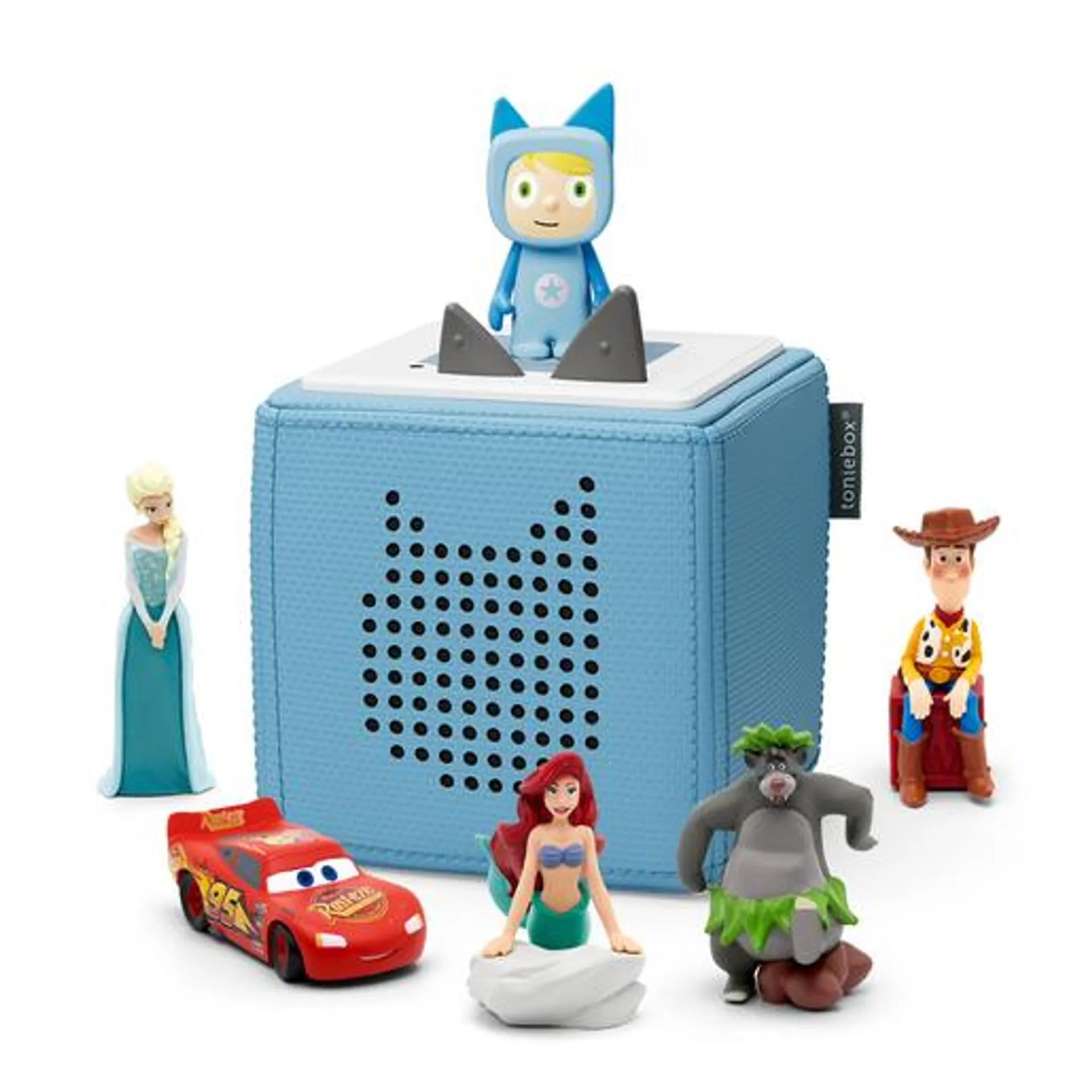 tonies Toniebox with 5 Disney Audio Character Bundle - Blue