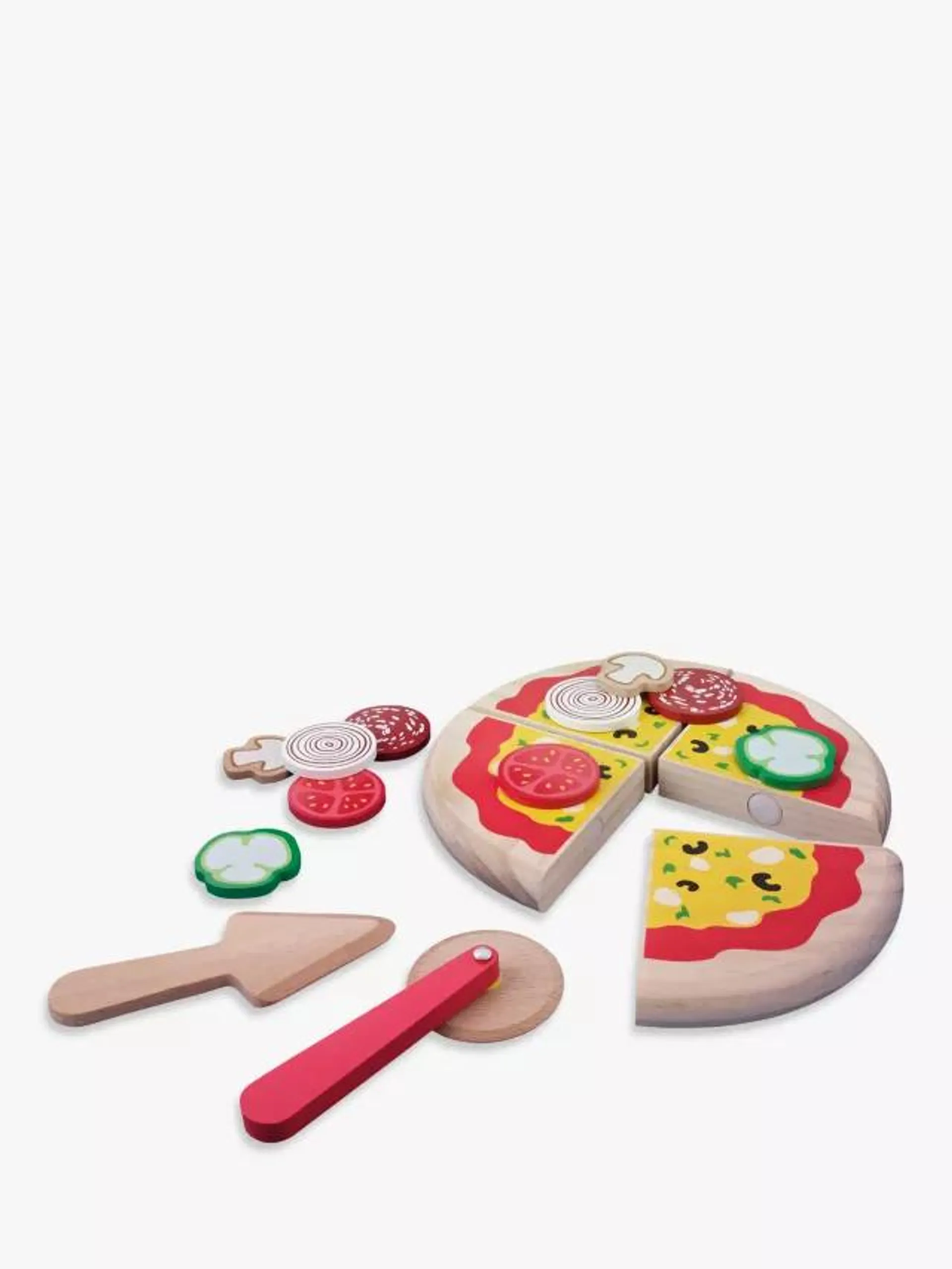 John Lewis Wooden Pizza Set