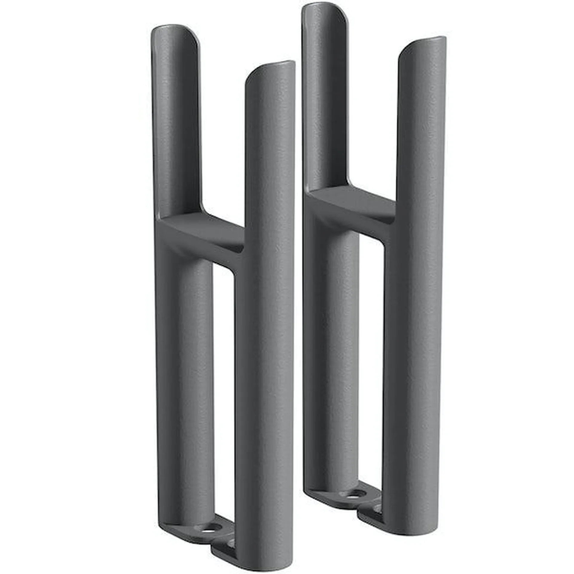 The Heating Co. Corso anthracite grey 3 column radiator feet