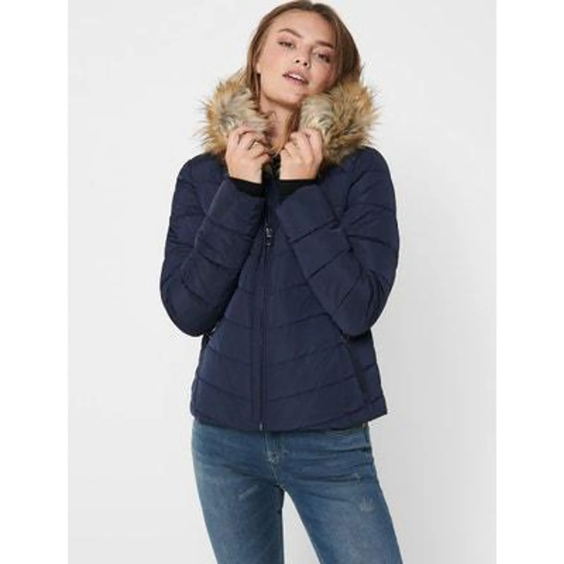 Short Hooded Padded Jacket