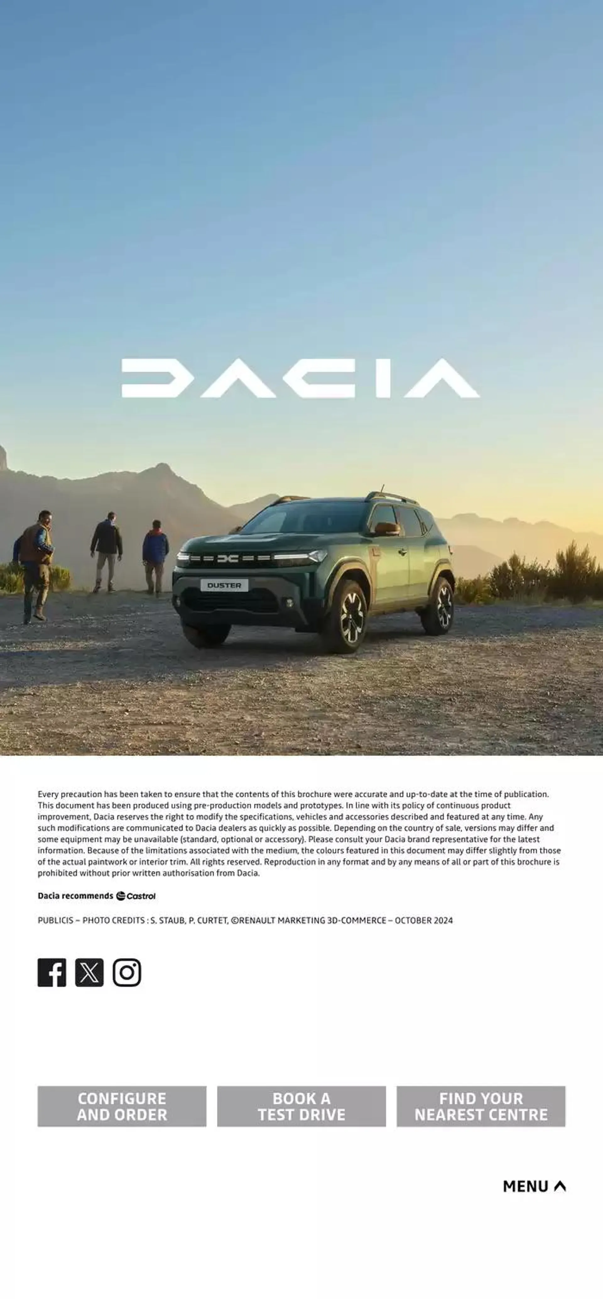 Dacia Duster from 8 October to 31 May 2025 - Catalogue Page 27