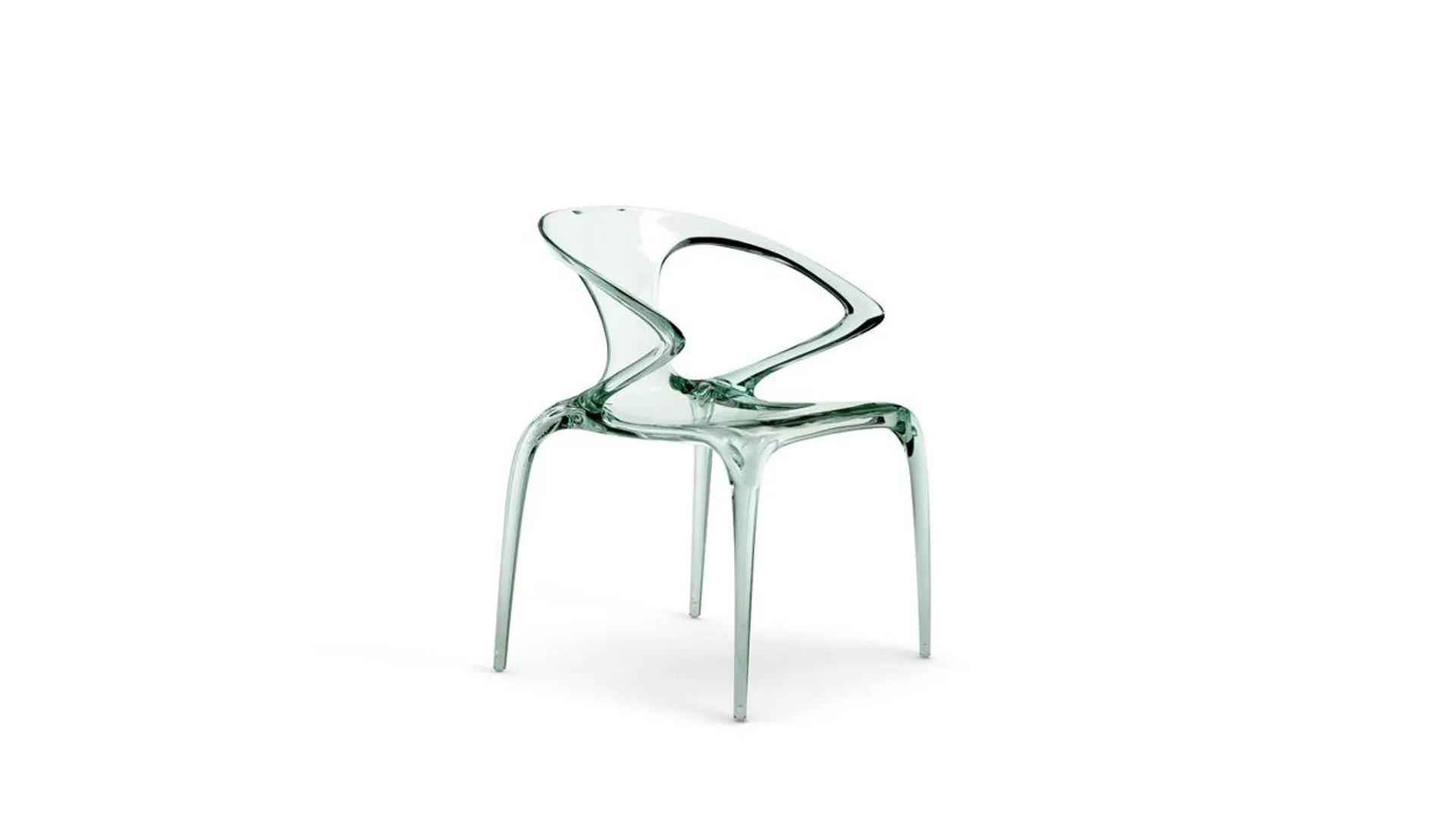 dining armchair - translucent emerald