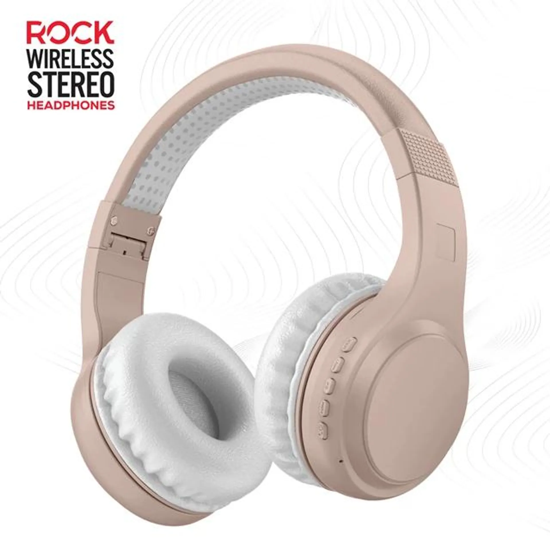 Rock BT On-Ear Rose Gold Bluetooth Headphones