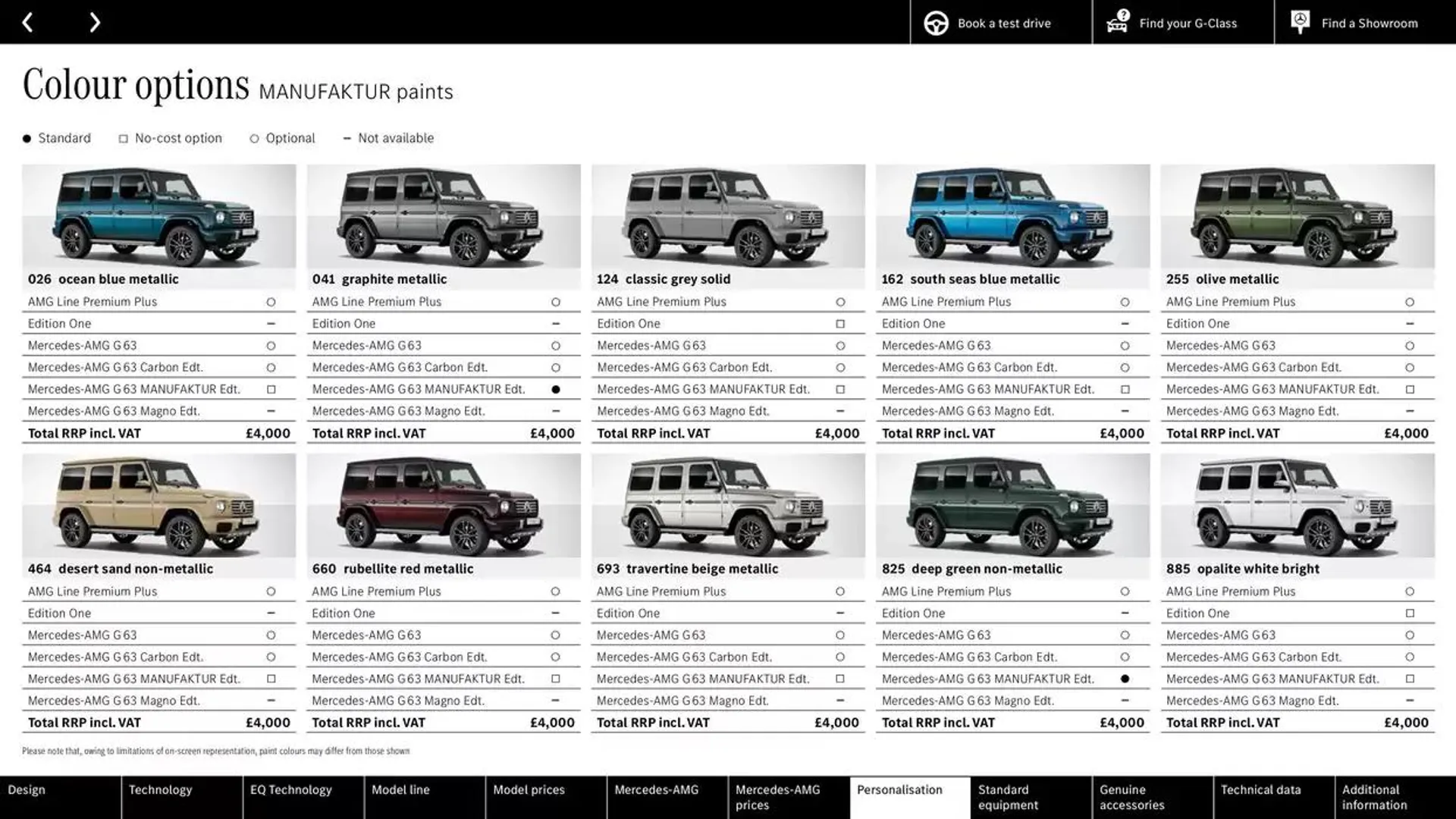 Mercedes Benz New G-Class from 12 October to 12 October 2025 - Catalogue Page 74