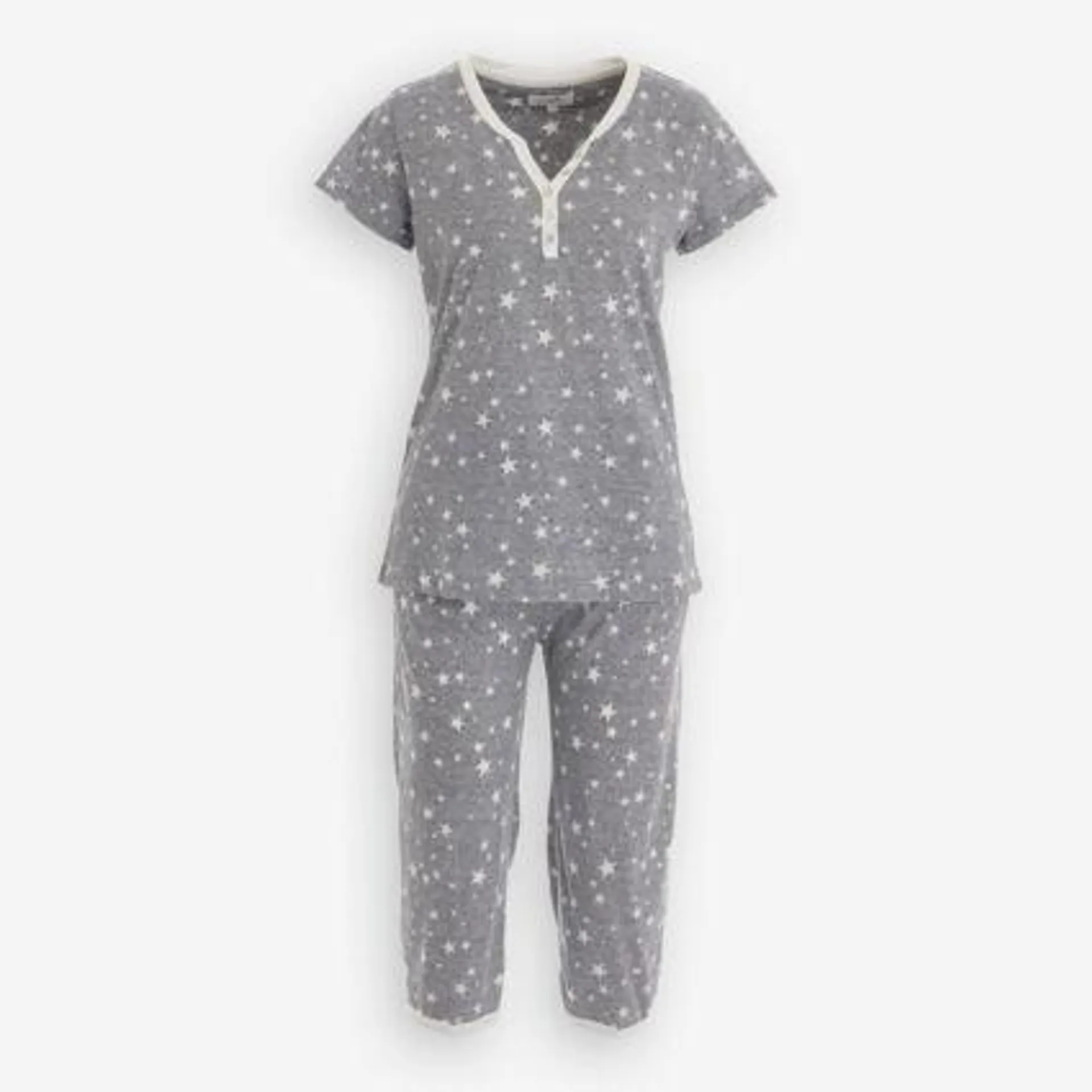 Grey Stars Pyjama Set