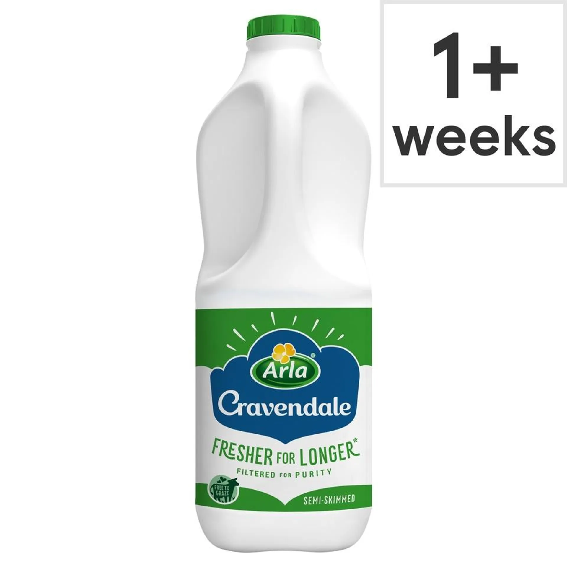 Cravendale Filtered Fresh Semi Skimmed Milk 2L Fresher for Longer