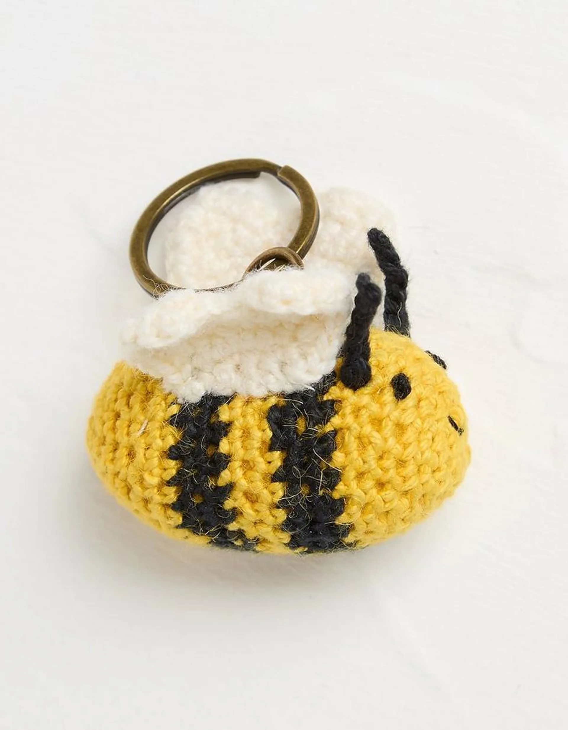 Crochet Bee Keyring